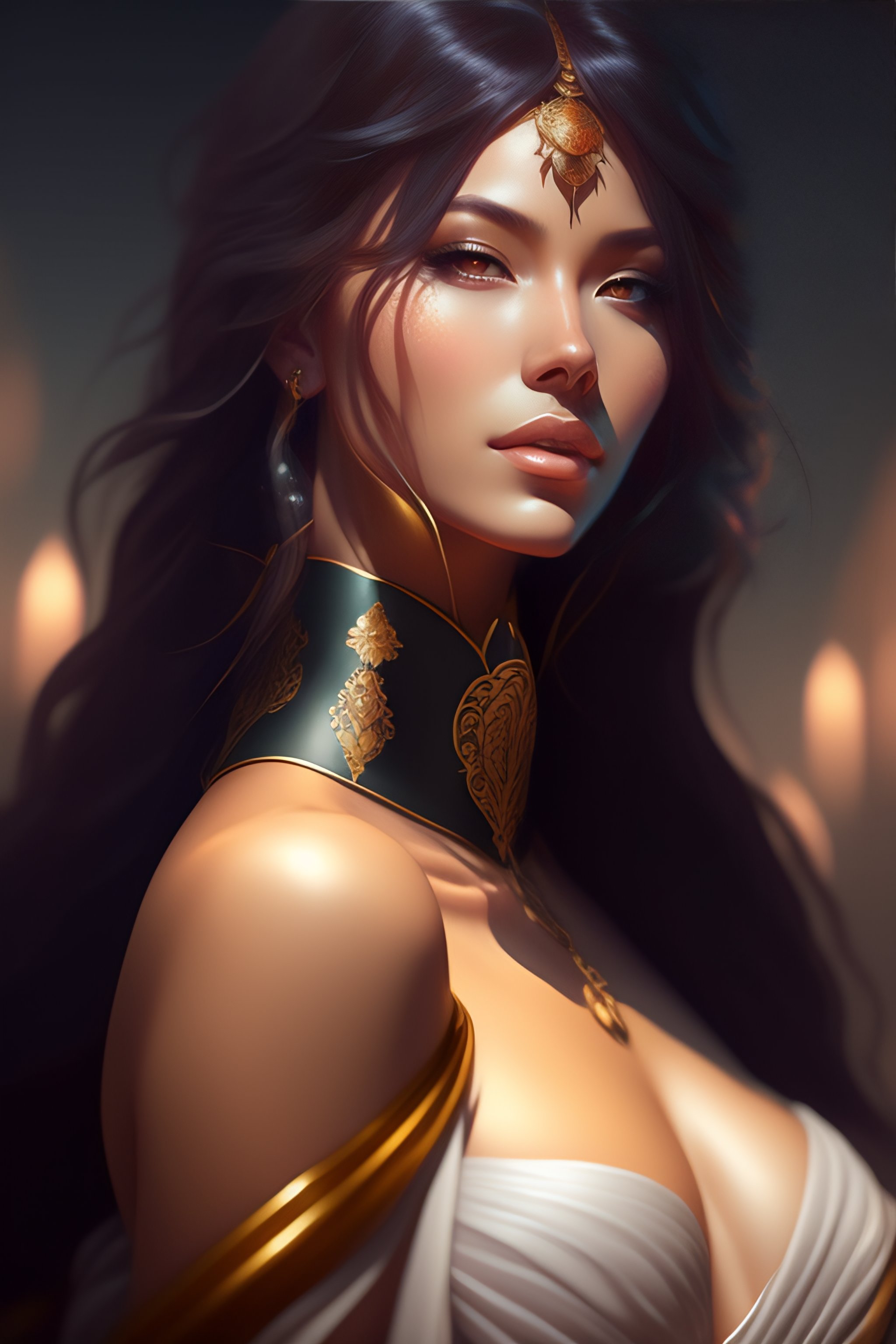 Lexica Digital painting, unreal engine, blender art by artgerm and