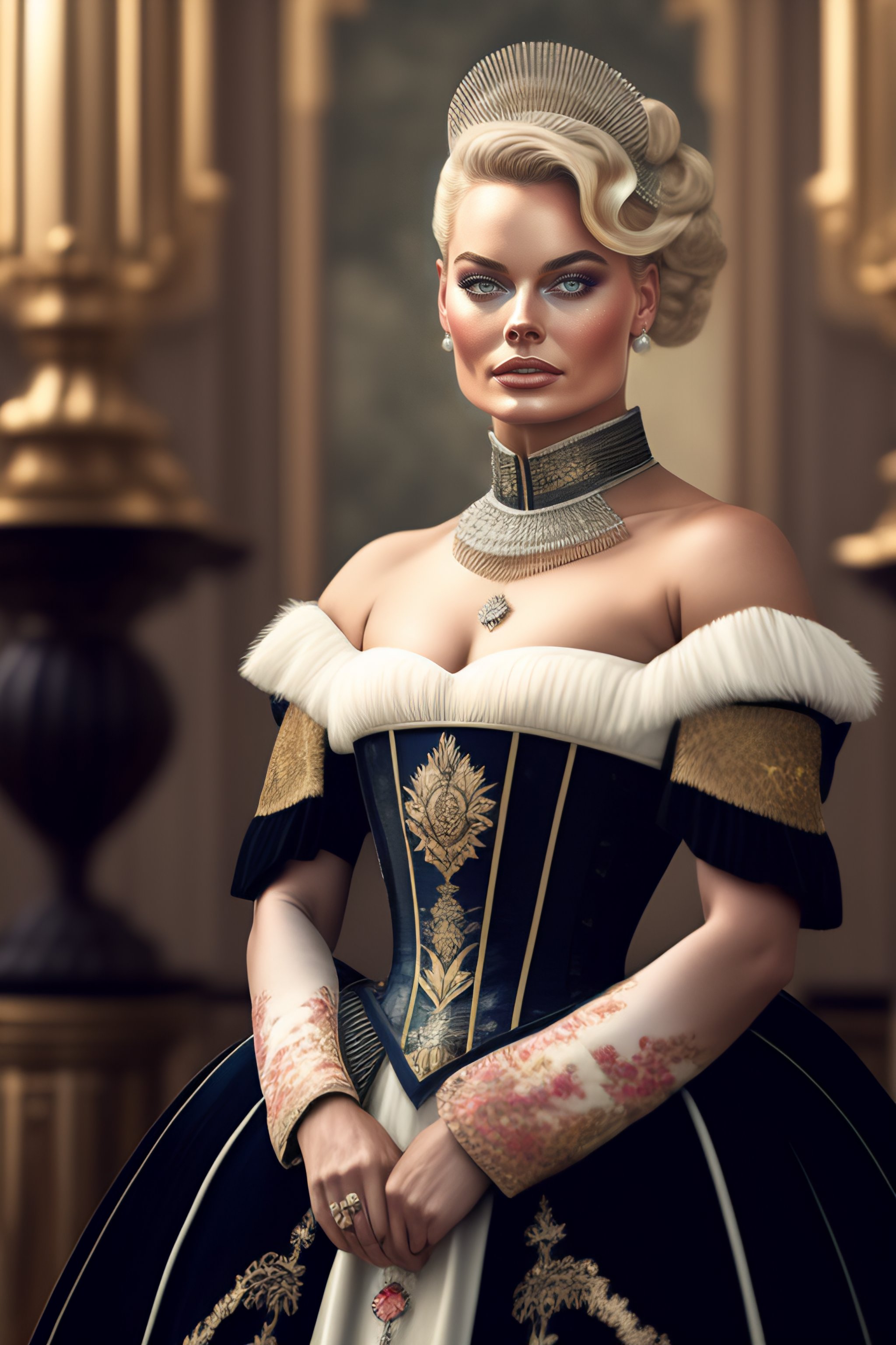 Lexica Masterpiece Photo Of Margot Robbie As A Victorian Princess Background By Style Style 3537