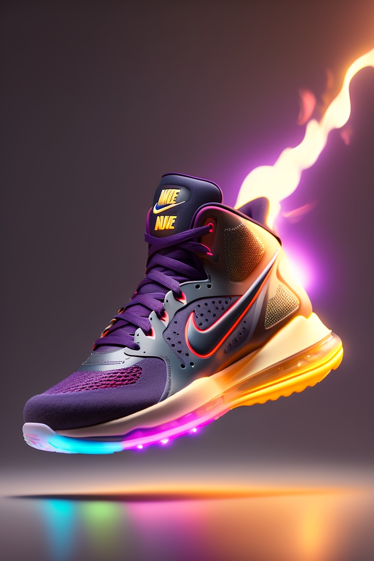 Lexica - Product photography of a Nike Air sneaker, epic rendering ...