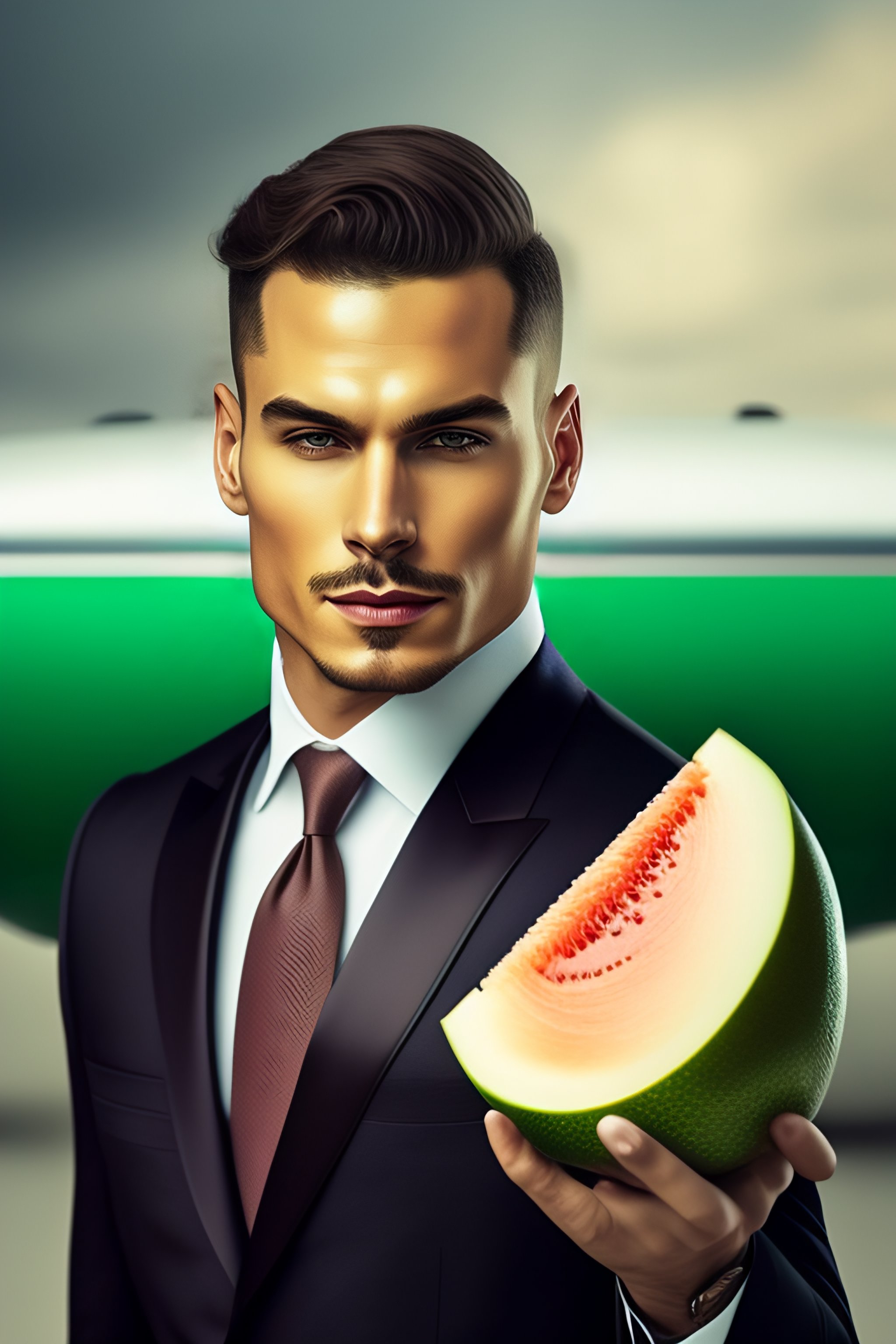 Lexica Melon musk, melon musk in suit