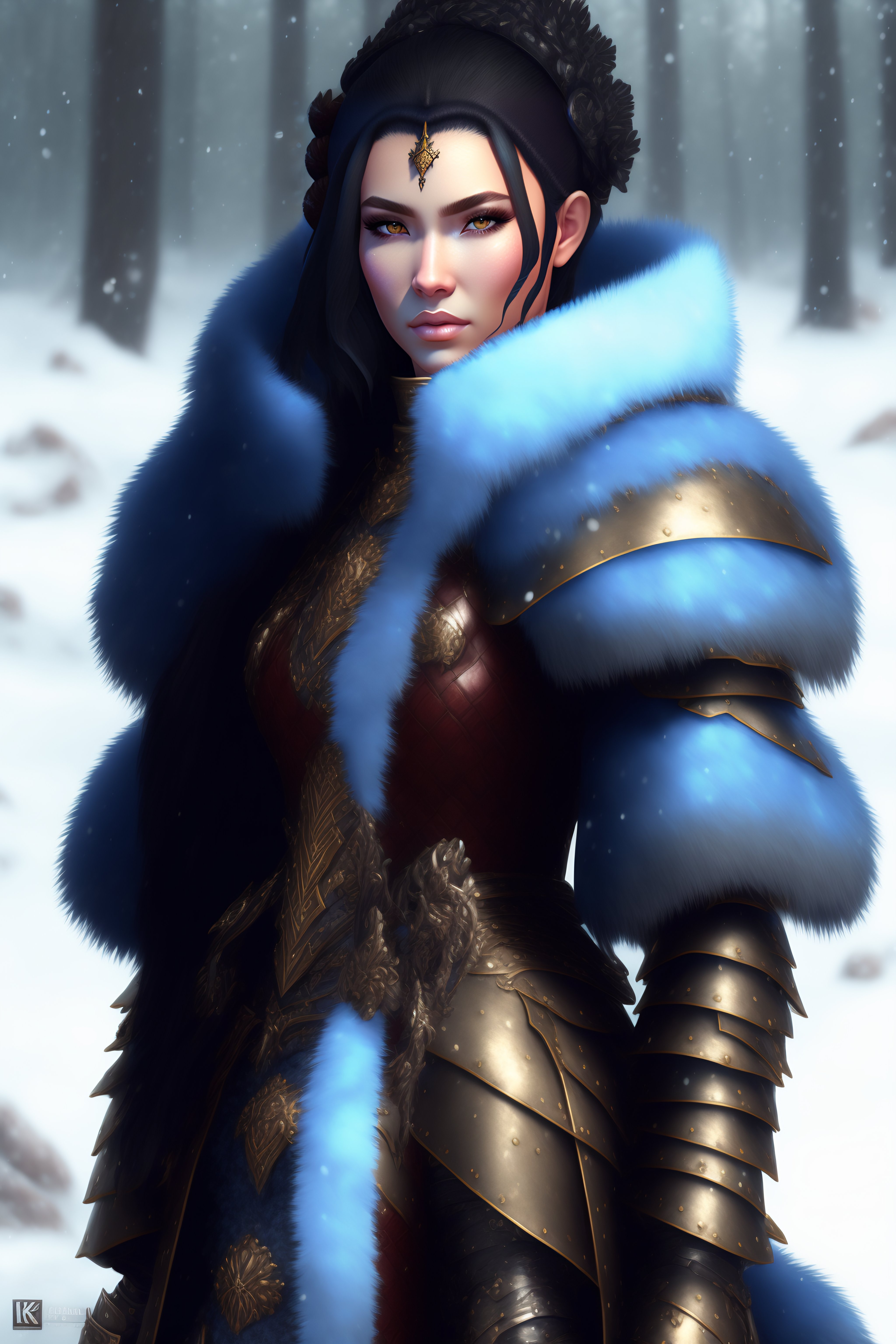 fantasy ice armor