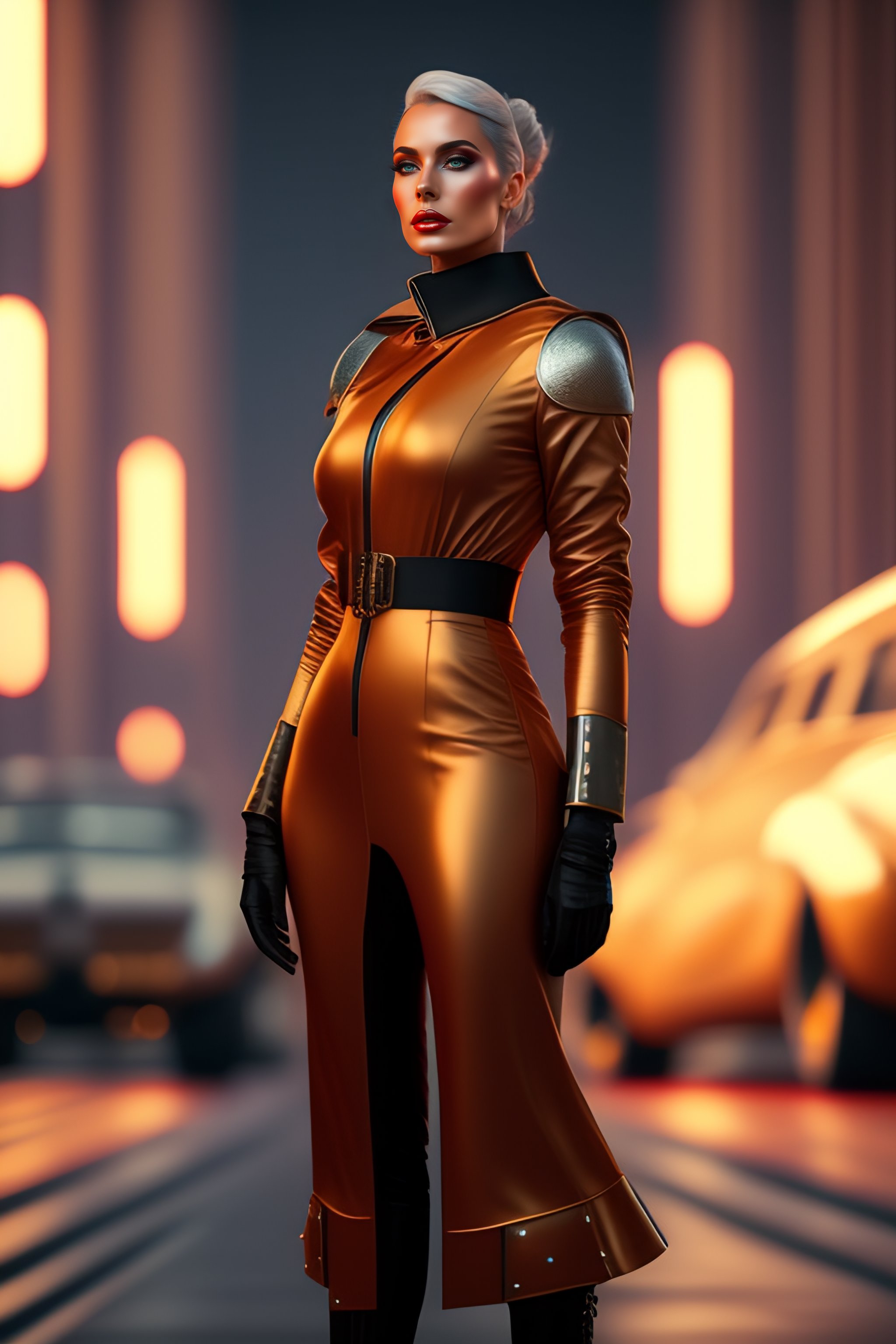 Lexica - Sexy woman in simon stalenhag style 1920s futuristic ...