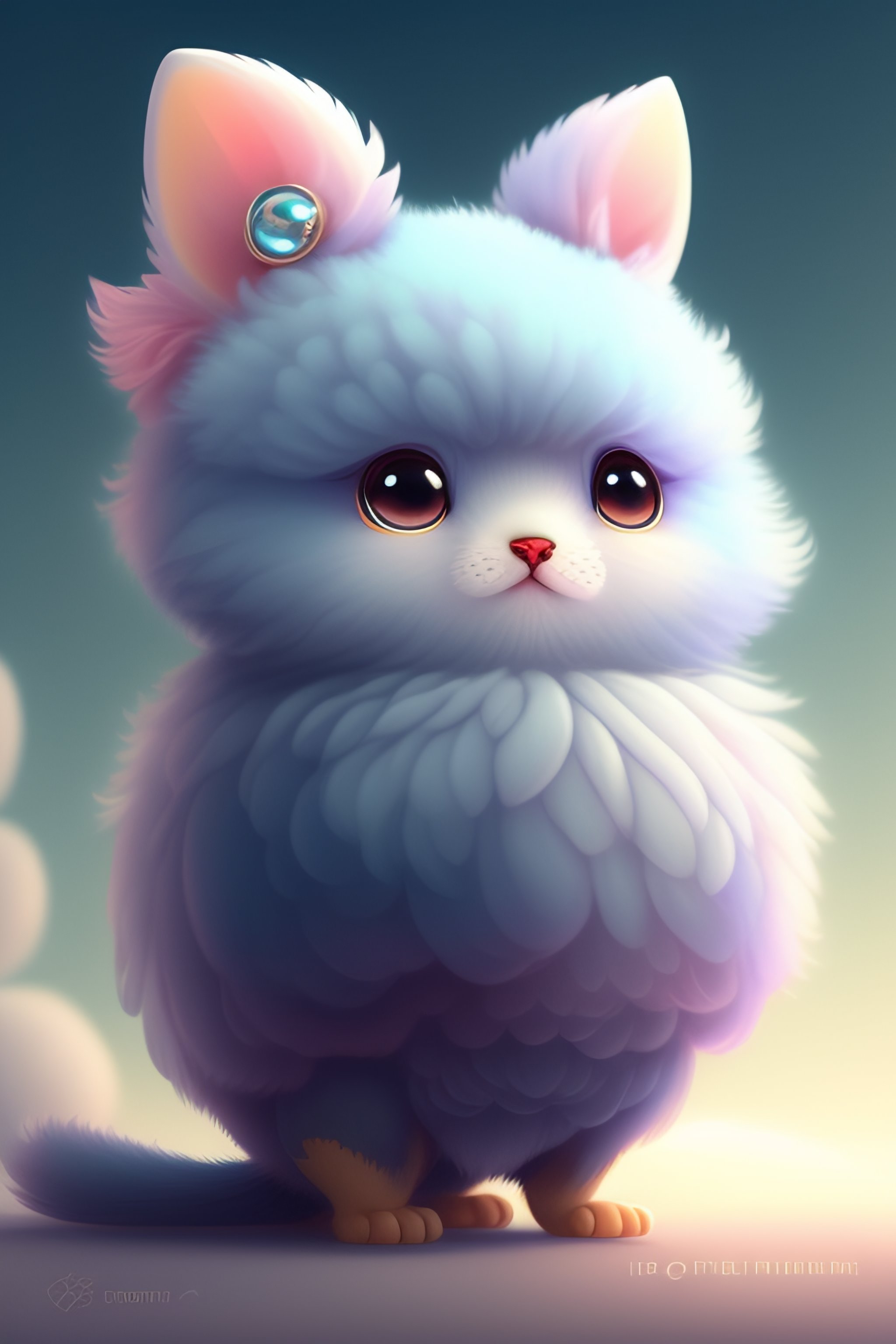 Lexica - CUTE AND ADORABLE CARTOON FLUFFY RHEA, FANTASY, DREAMLIKE ...