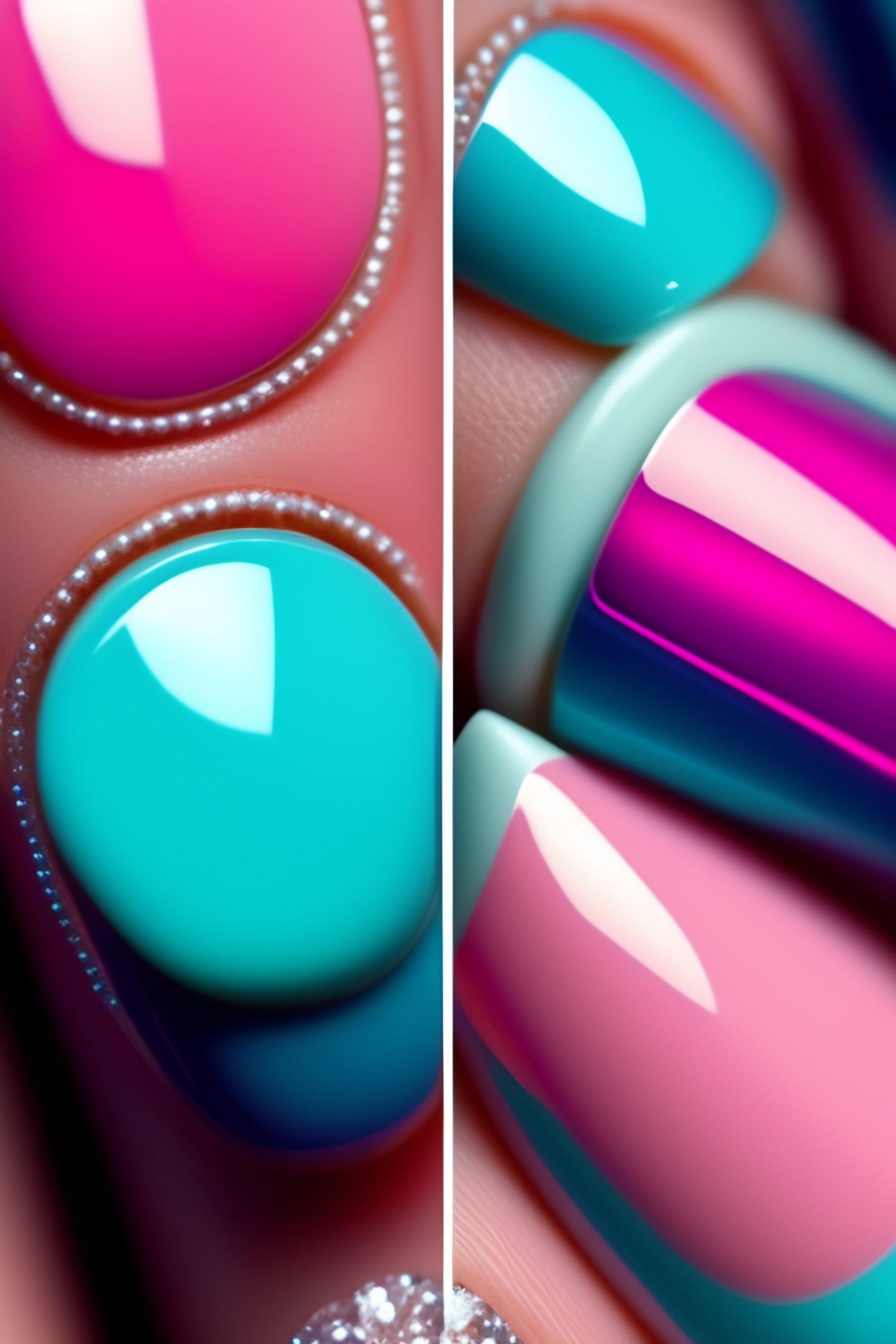 Lexica Disney princess, nails