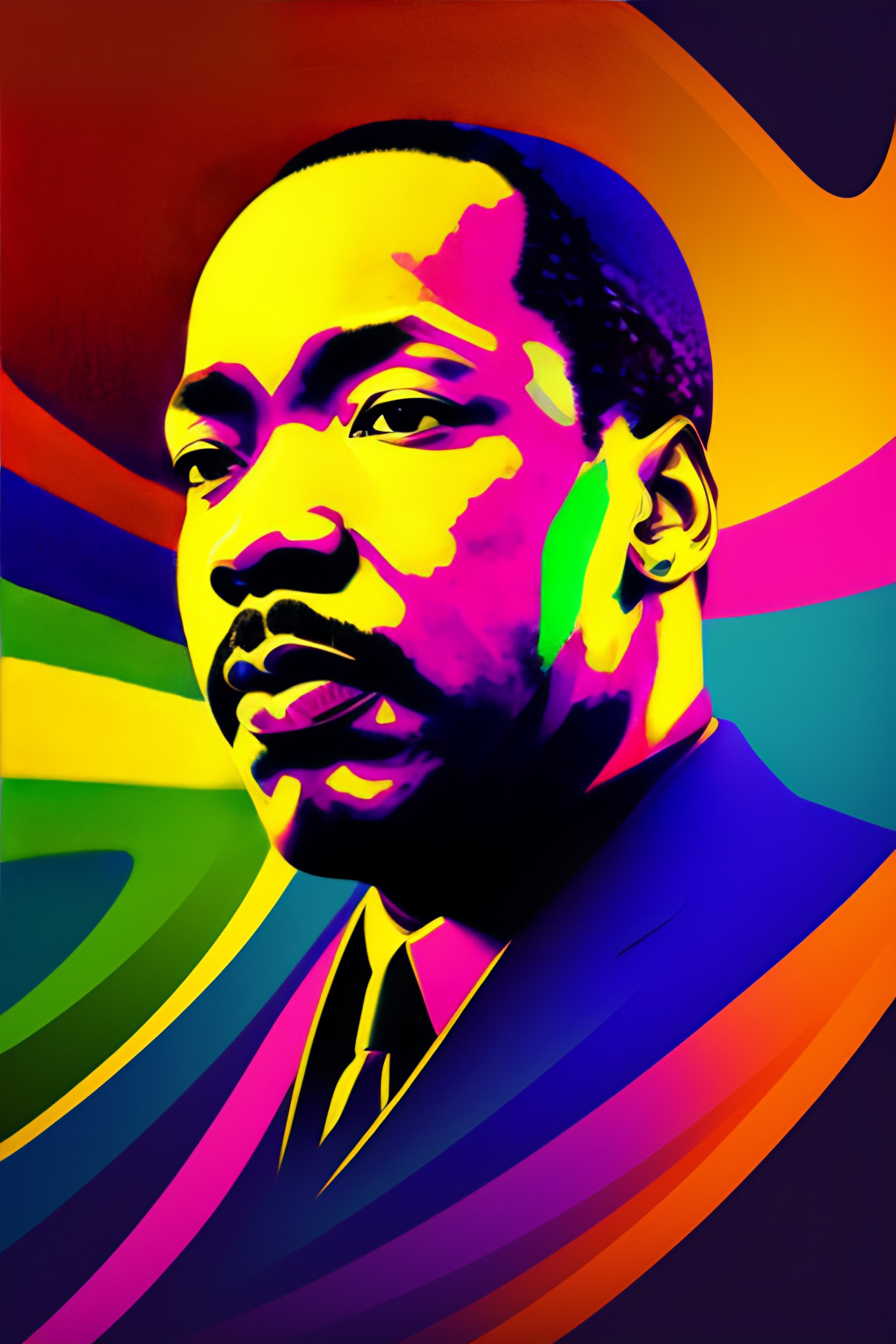 Lexica - Tshirt vector, martin luther king jr, artistic, abstract ...