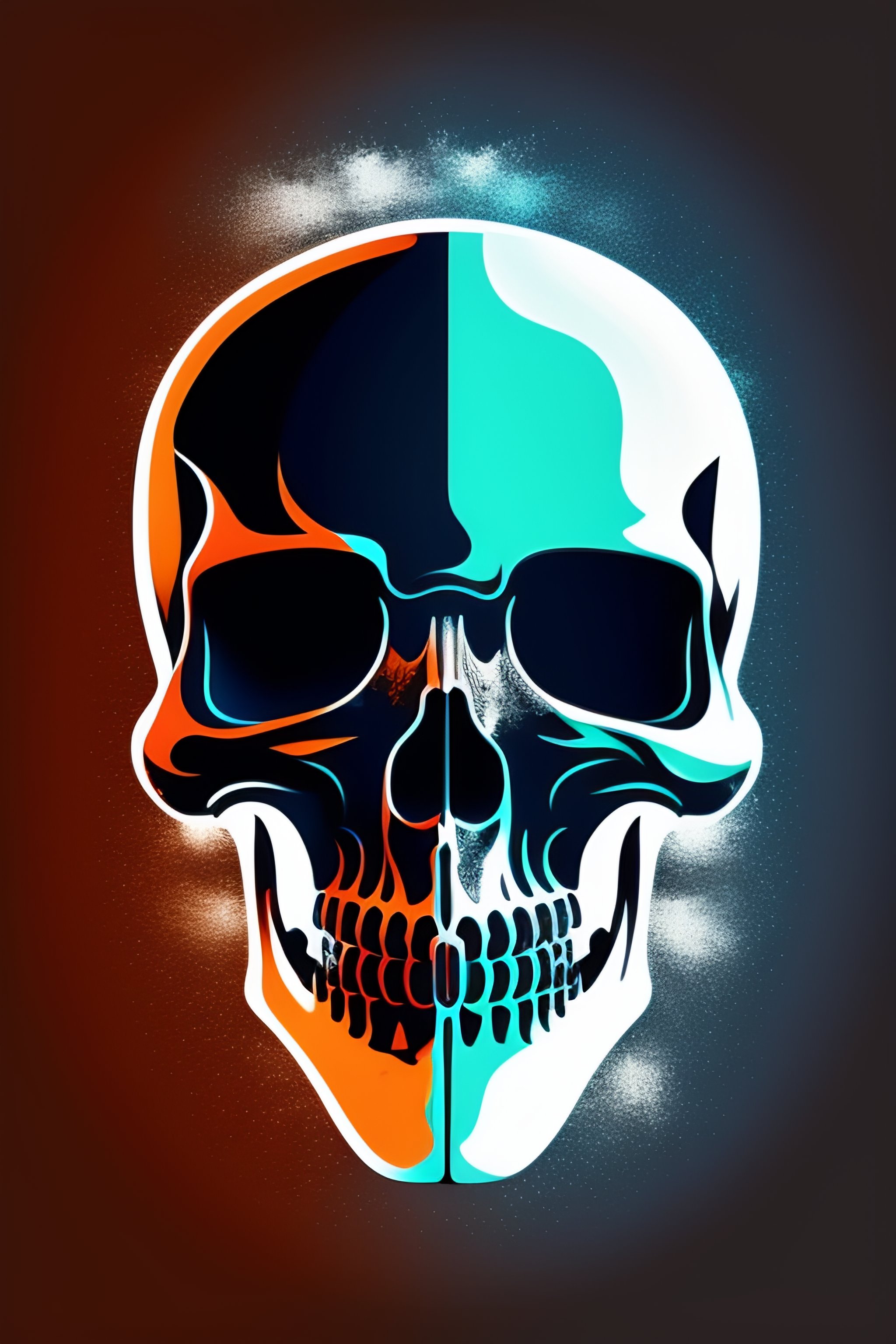 Lexica - Illustration of alien skull isolated on white background ...
