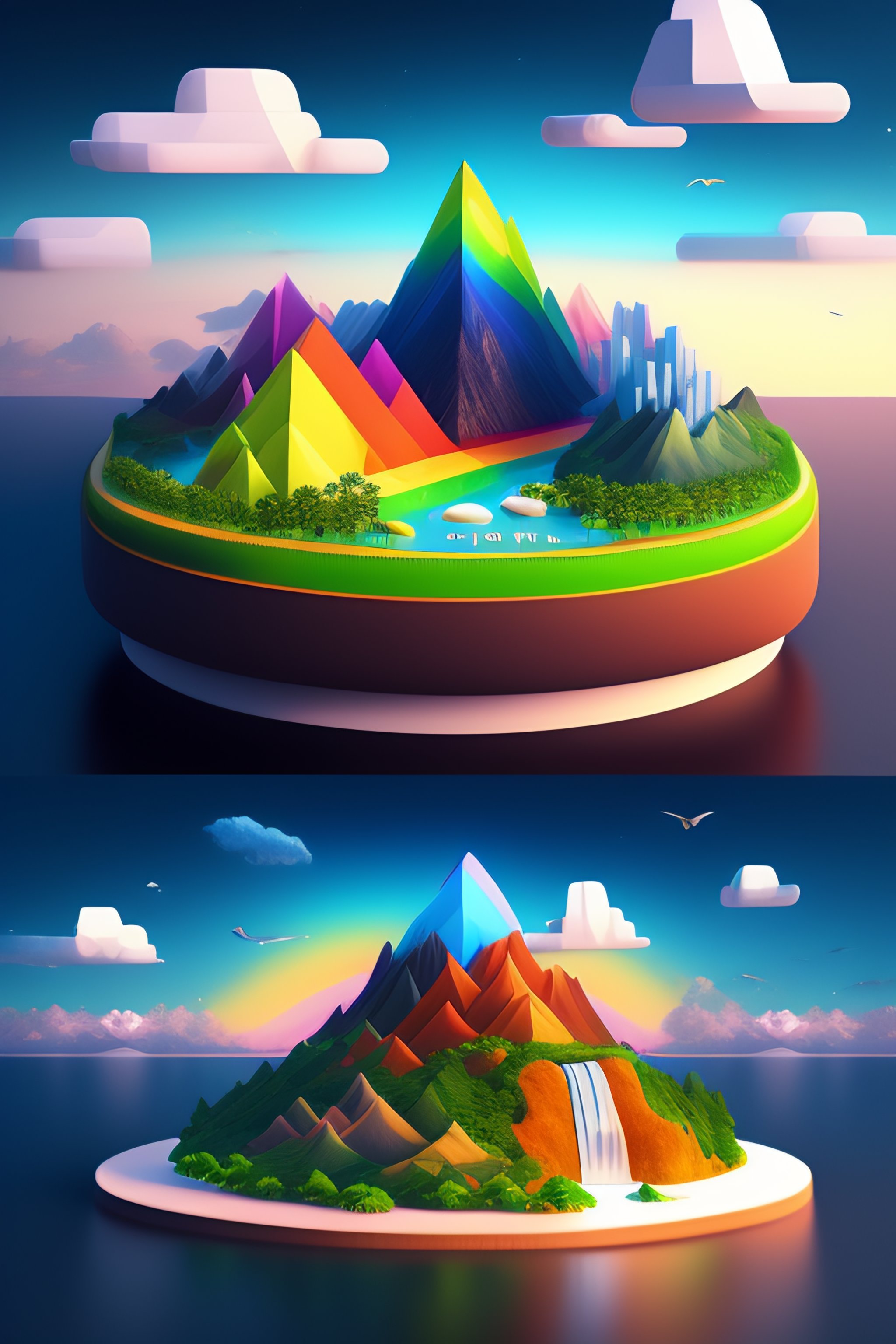 Illustrator 3d Sky