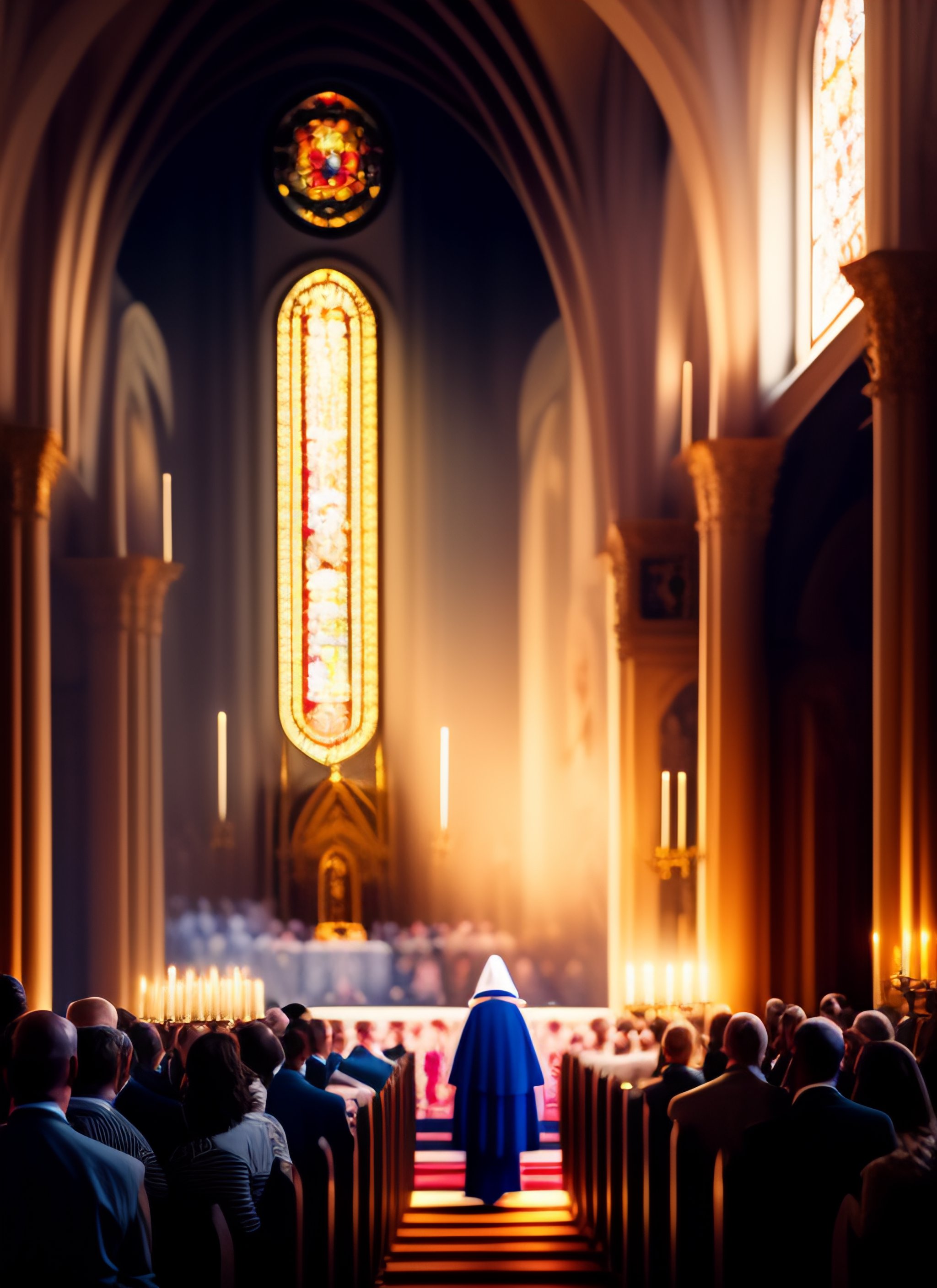 Lexica - Religious portrait of taylor swift as the pope looking up at ...