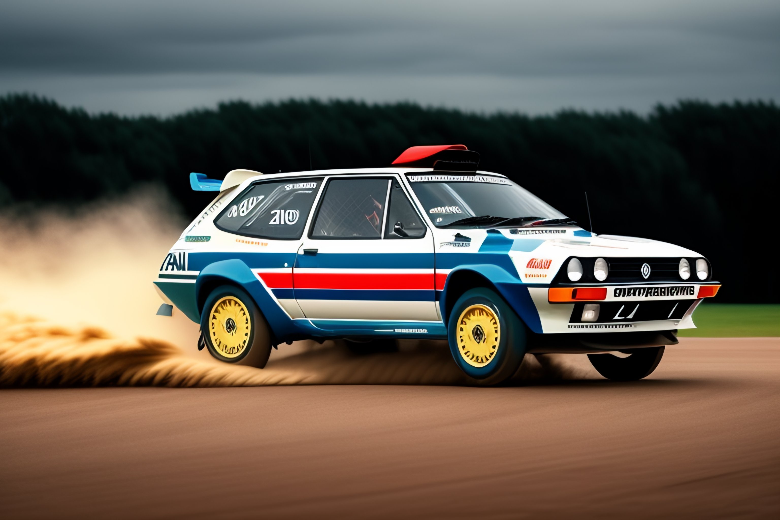 Lexica - Volkswagen Golf II as a rally car