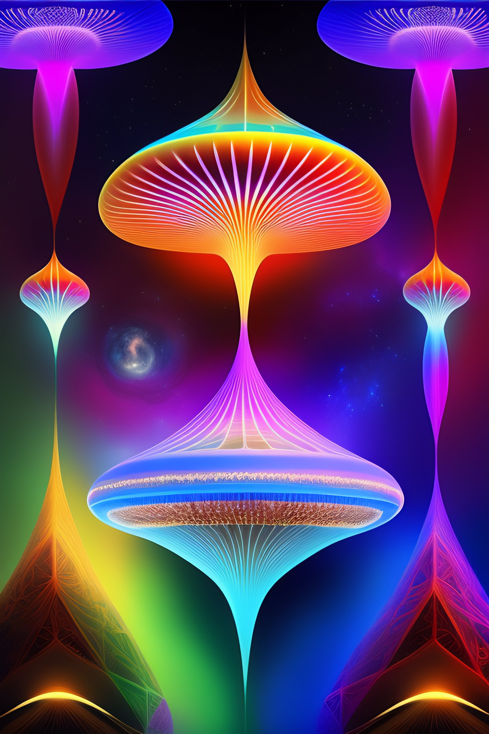 Lexica - Mysterious sacral geometry mushrooms