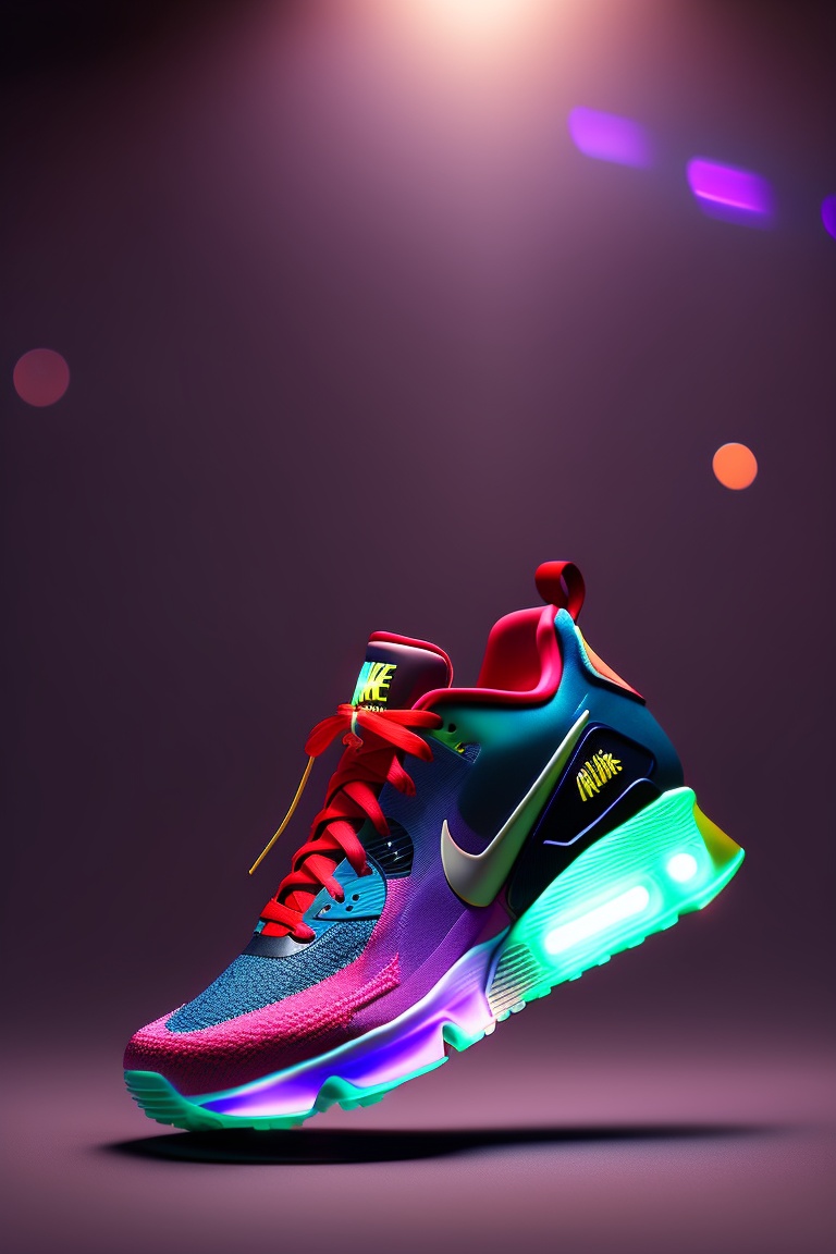Lexica - Product photography of a Nike Air sneaker, epic rendering ...