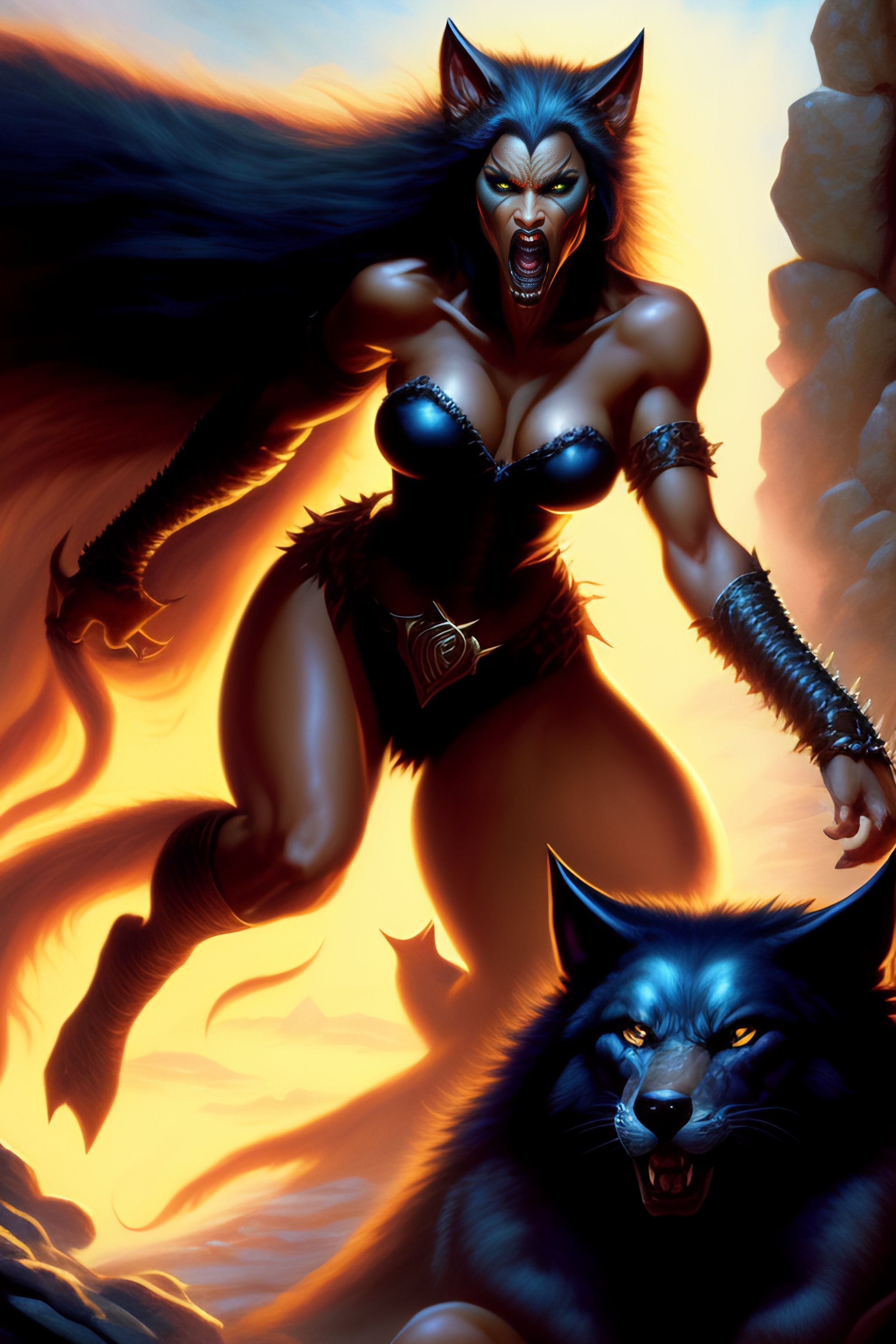 deviantart female werewolf
