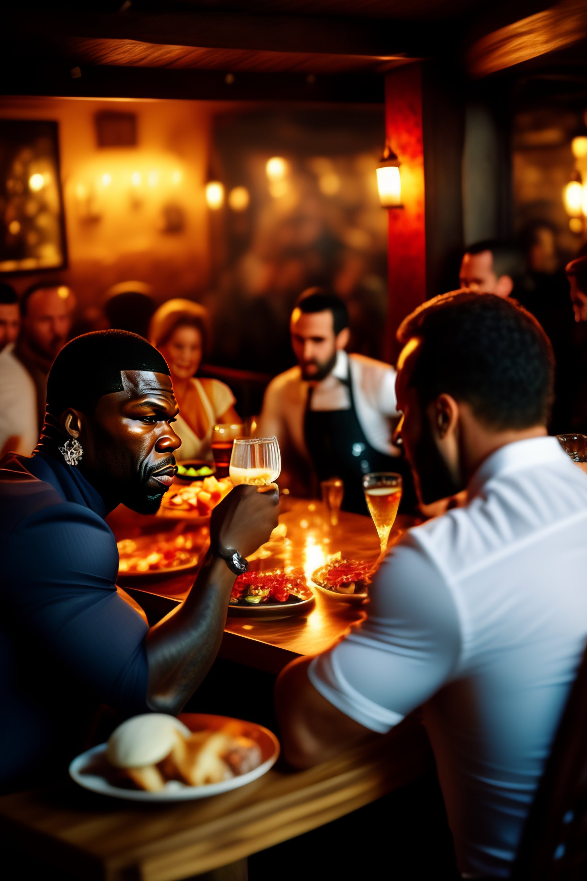 Lexica - 50 cent in a balkan type restaurant mehana, eating slanina and ...
