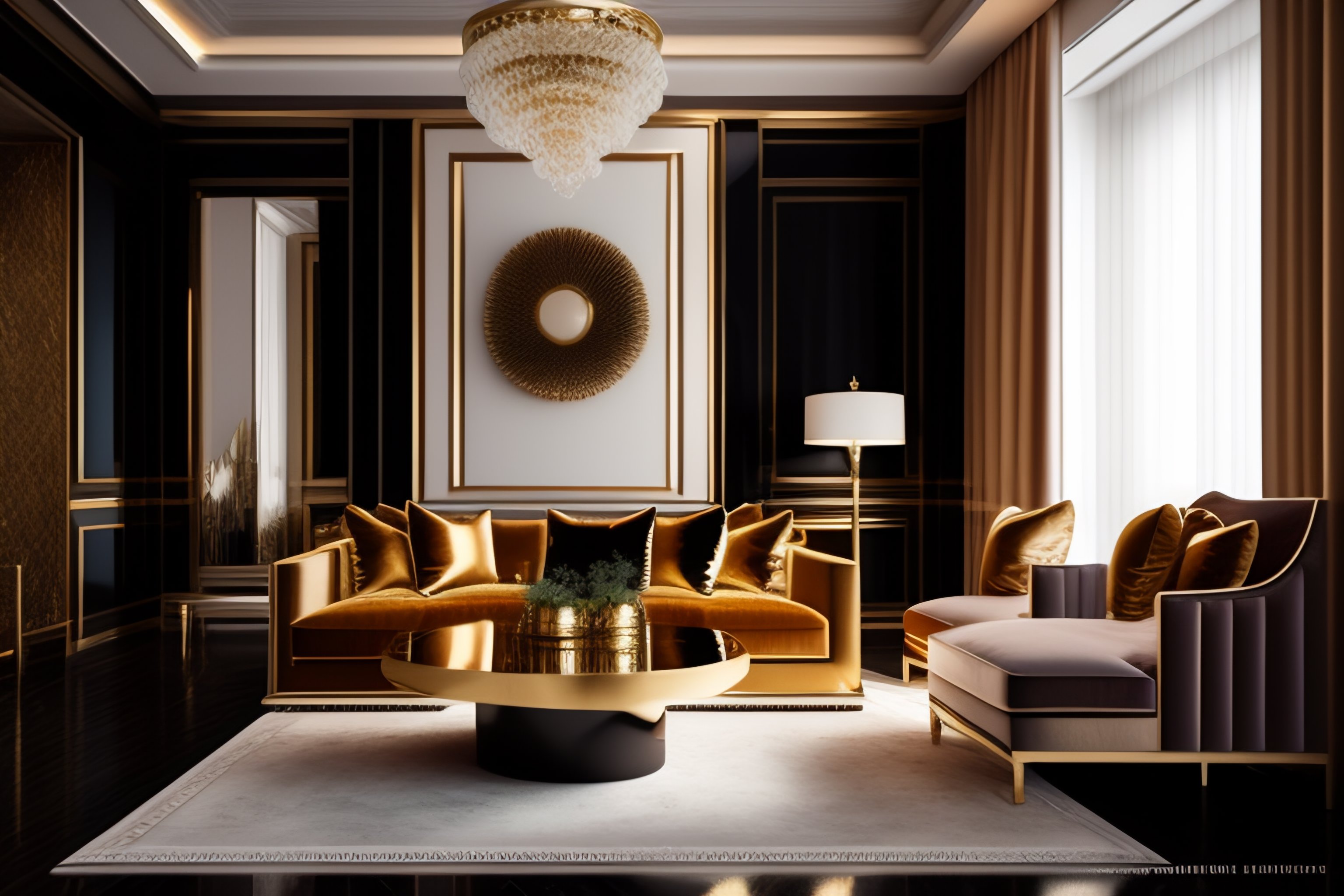 Lexica - A high end luxury living room designed by dorina costras ...