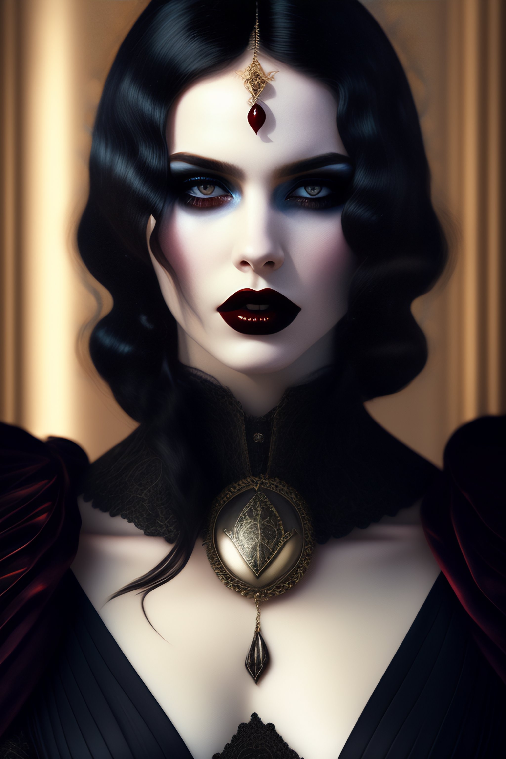 Lexica - Pale gothic vampire crying