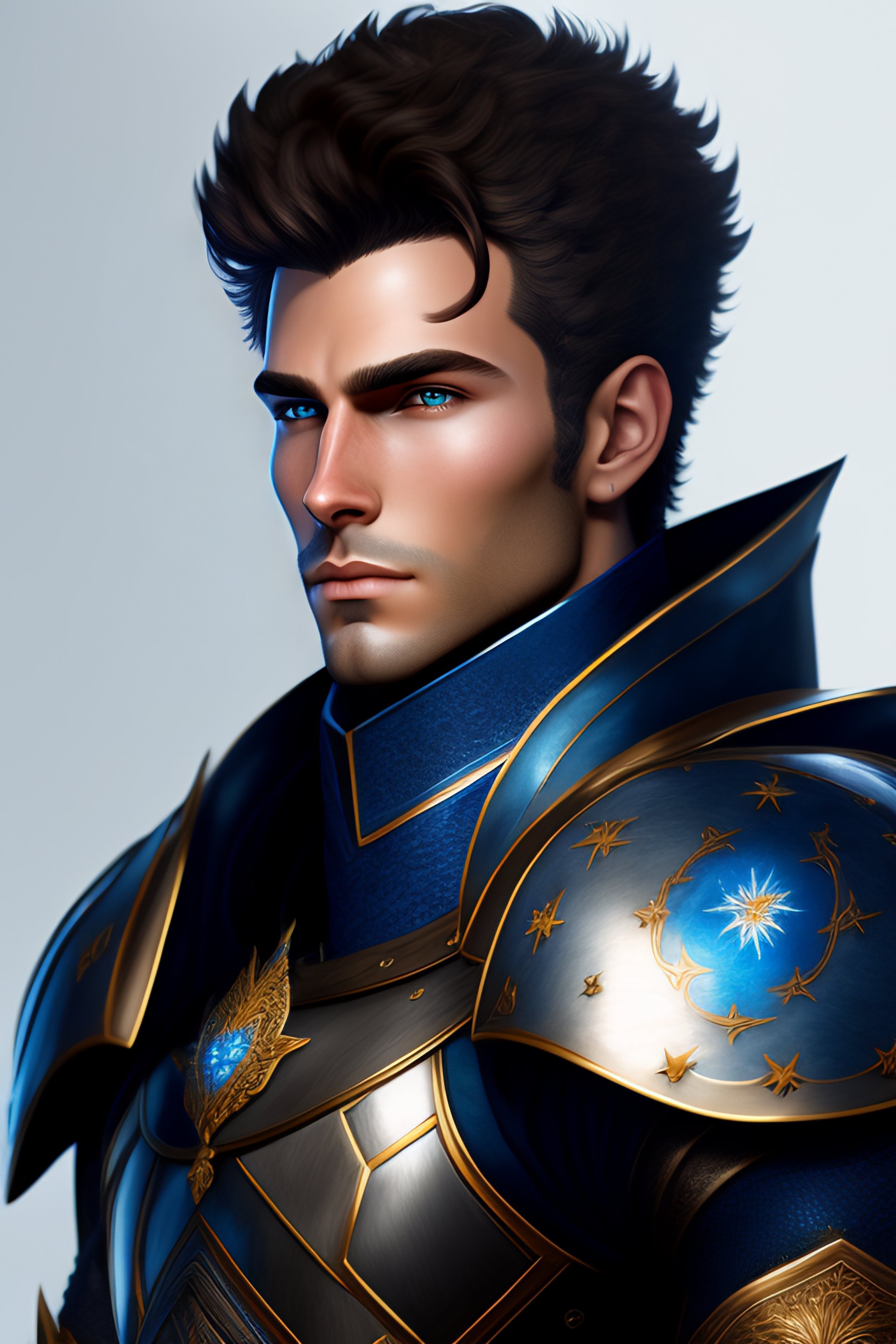 human paladin portrait