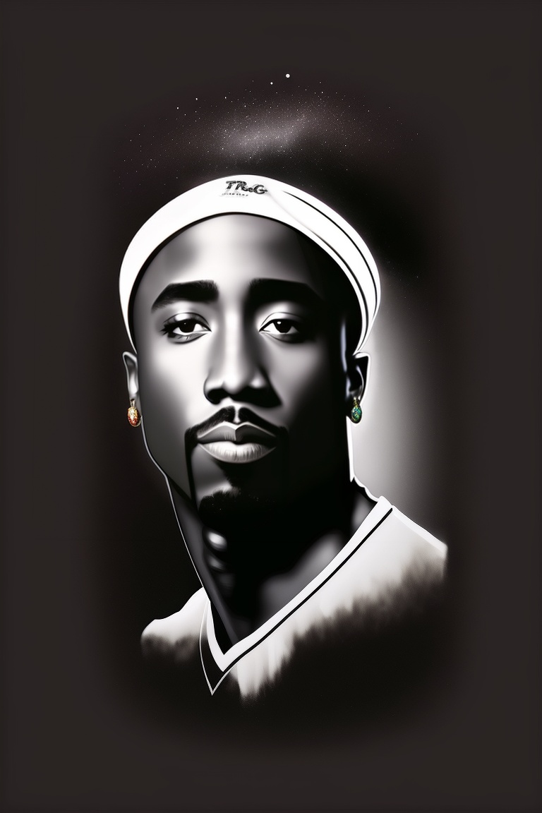 Lexica - Tupac Shakur : Illustration Type: calligraphy, Usage Scenario ...