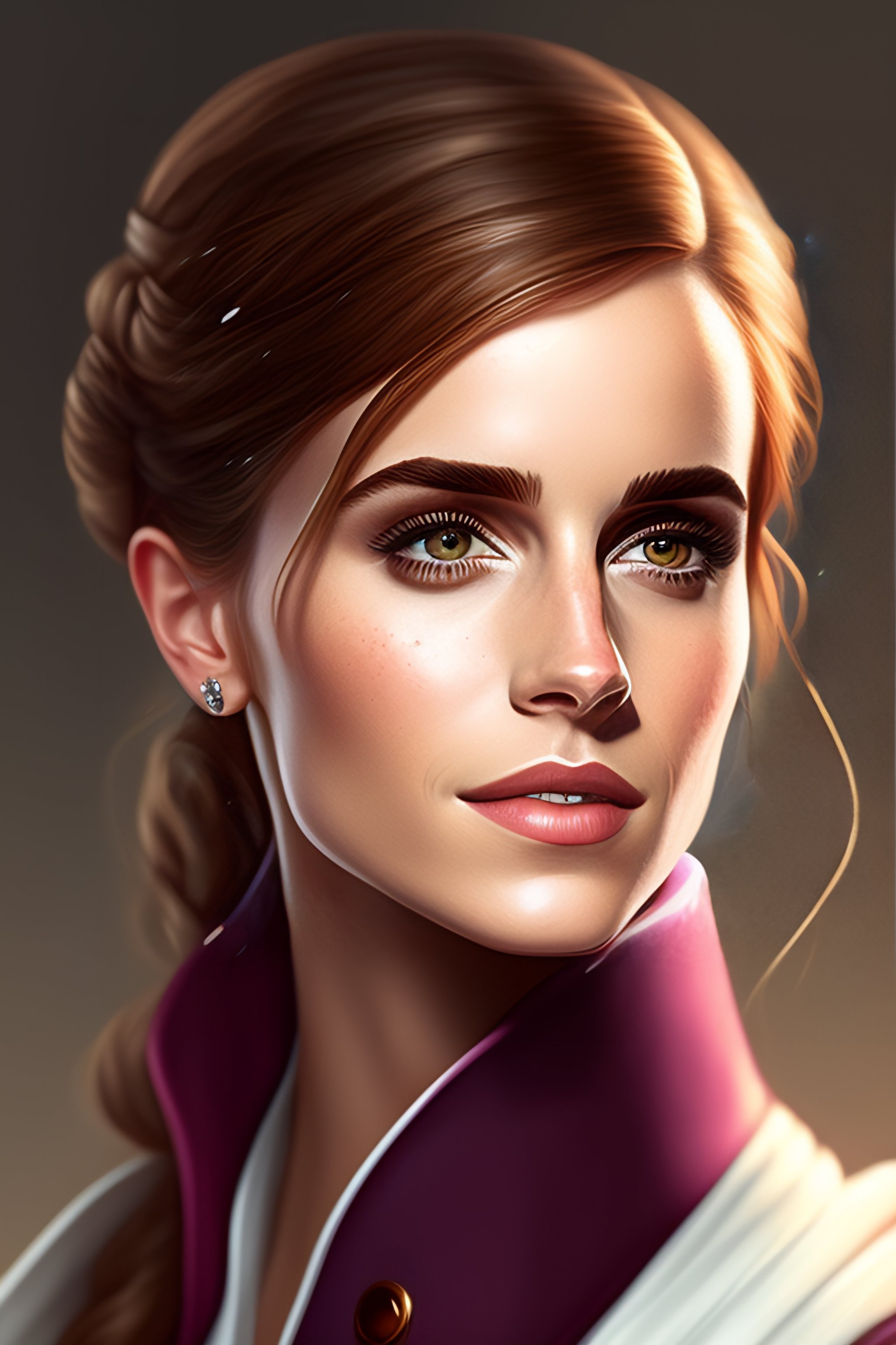 Lexica - Tania bann as emma watson princess, digital painting ...