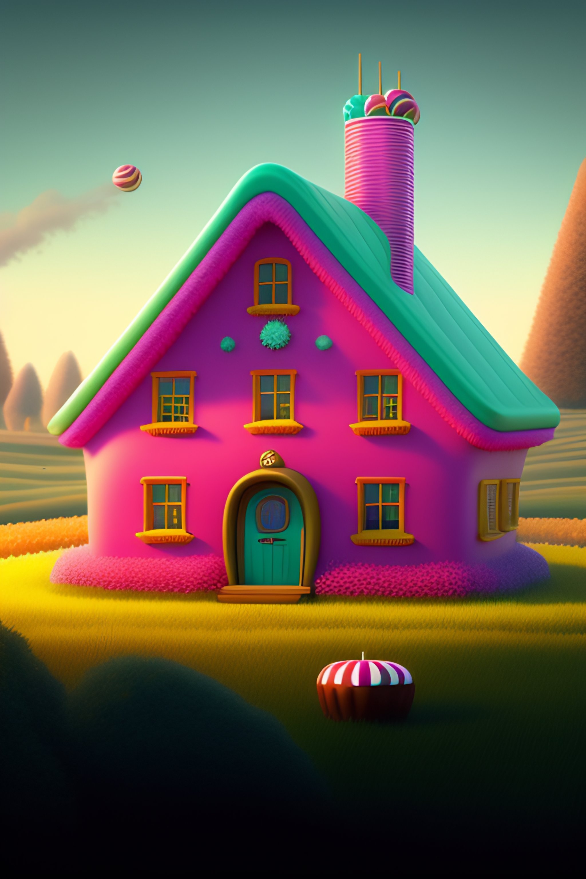 lexica-a-house-in-the-middle-of-a-field-covered-in-candy-by-chris