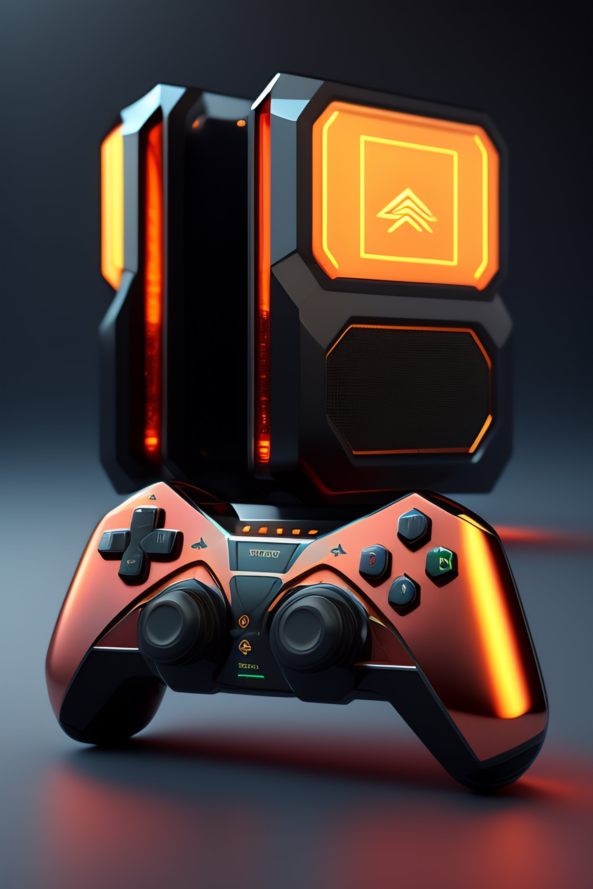 Lexica - Quantum gaming console, minimalism, futurism, cyberpunk ...