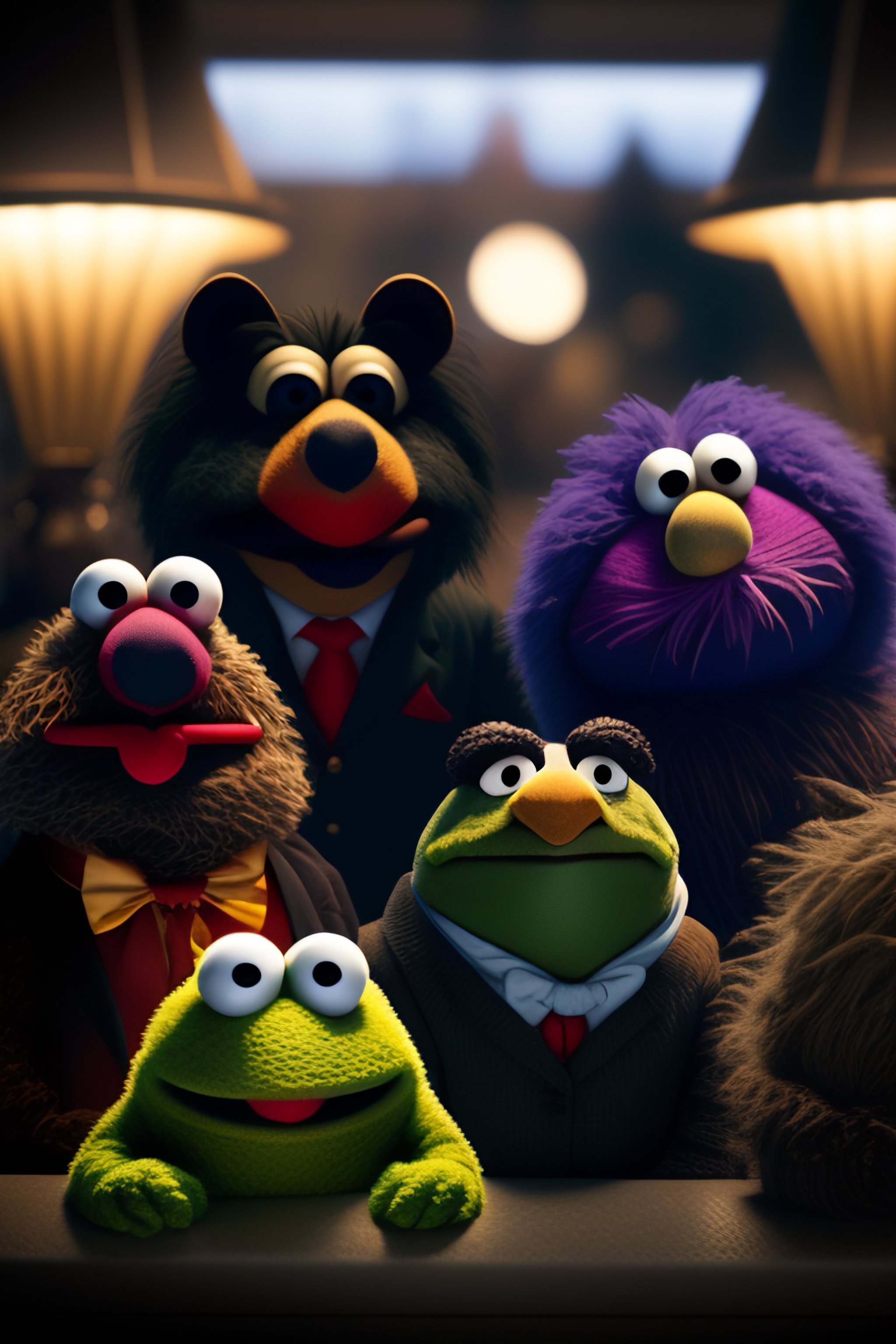 Lexica - Evil muppets, dark, dingy,