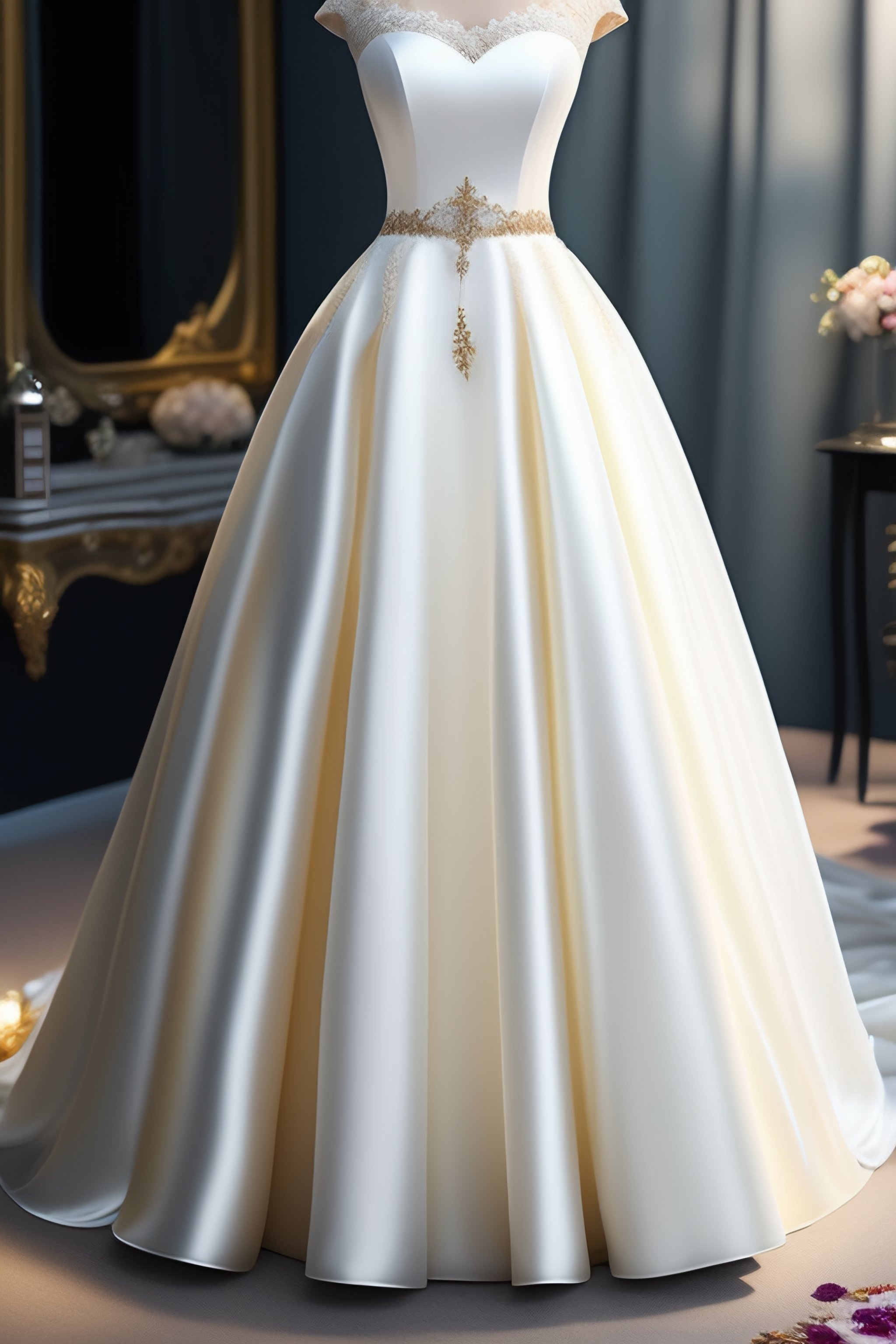 Lexica - The most beautiful white dress design