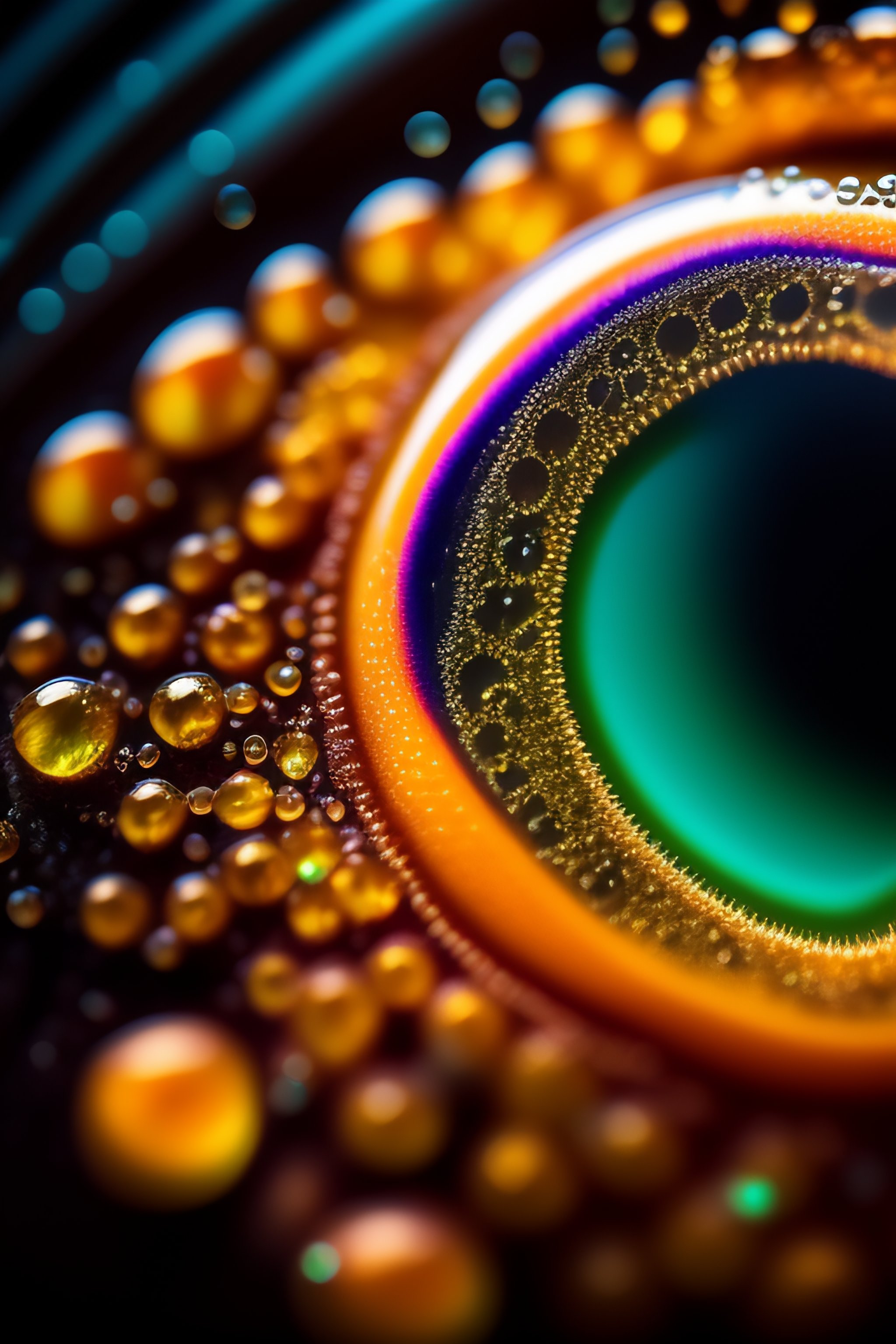 Lexica - Stunning tiny world in a water drops, Macro Photography,vivid ...