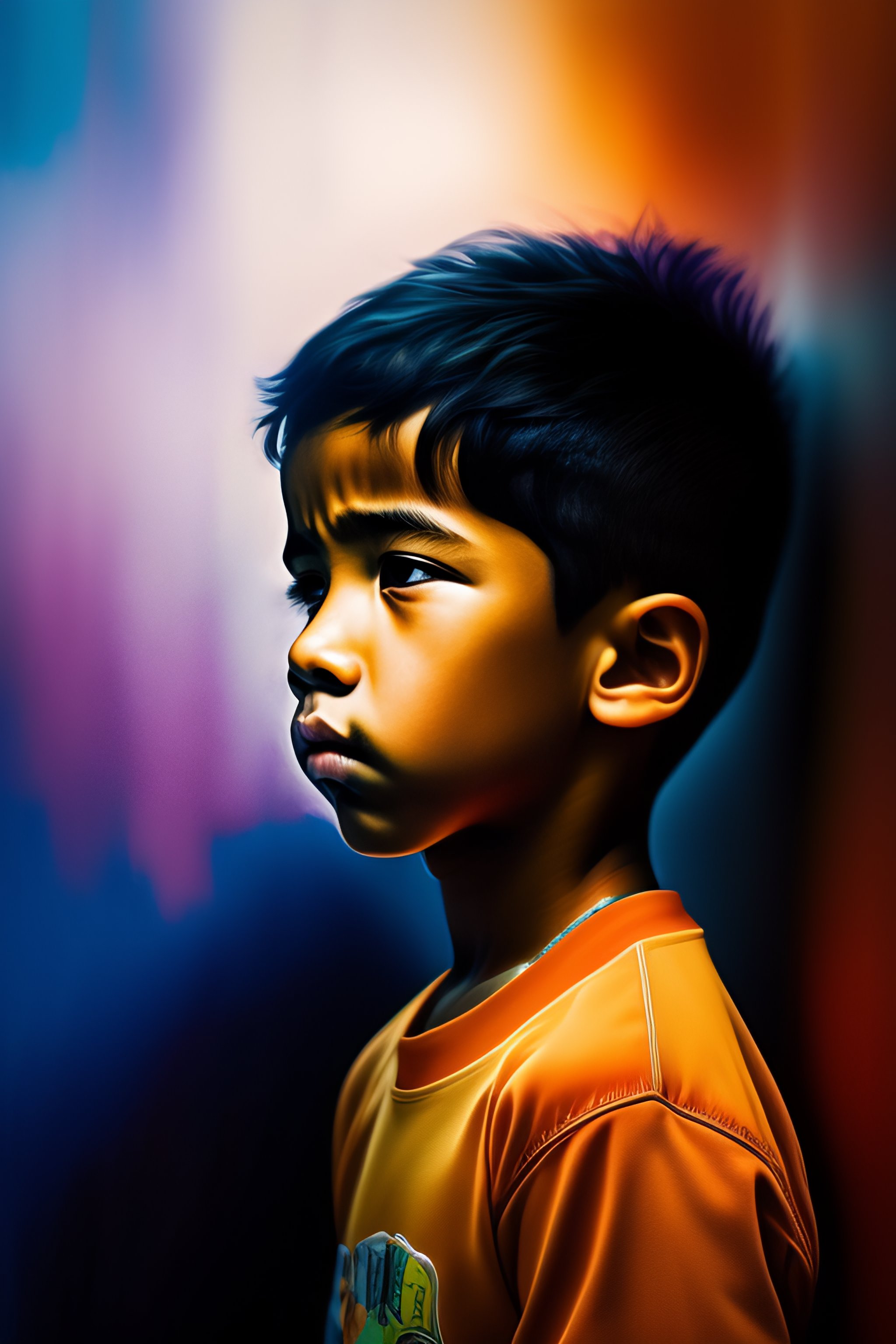 Lexica - Abstract of a struggling boy