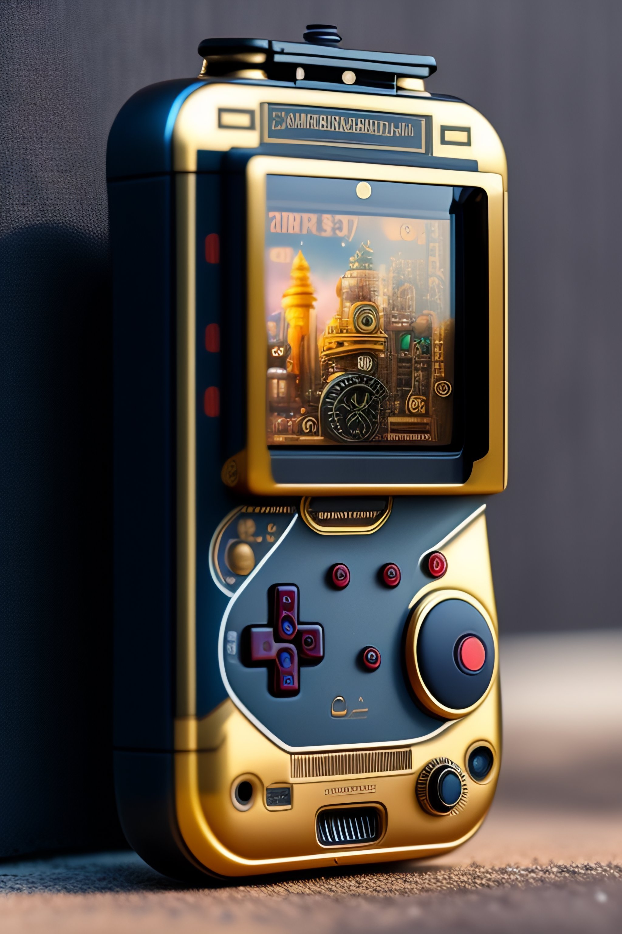 Lexica - An extremely complex and advanced steampunk gameboy