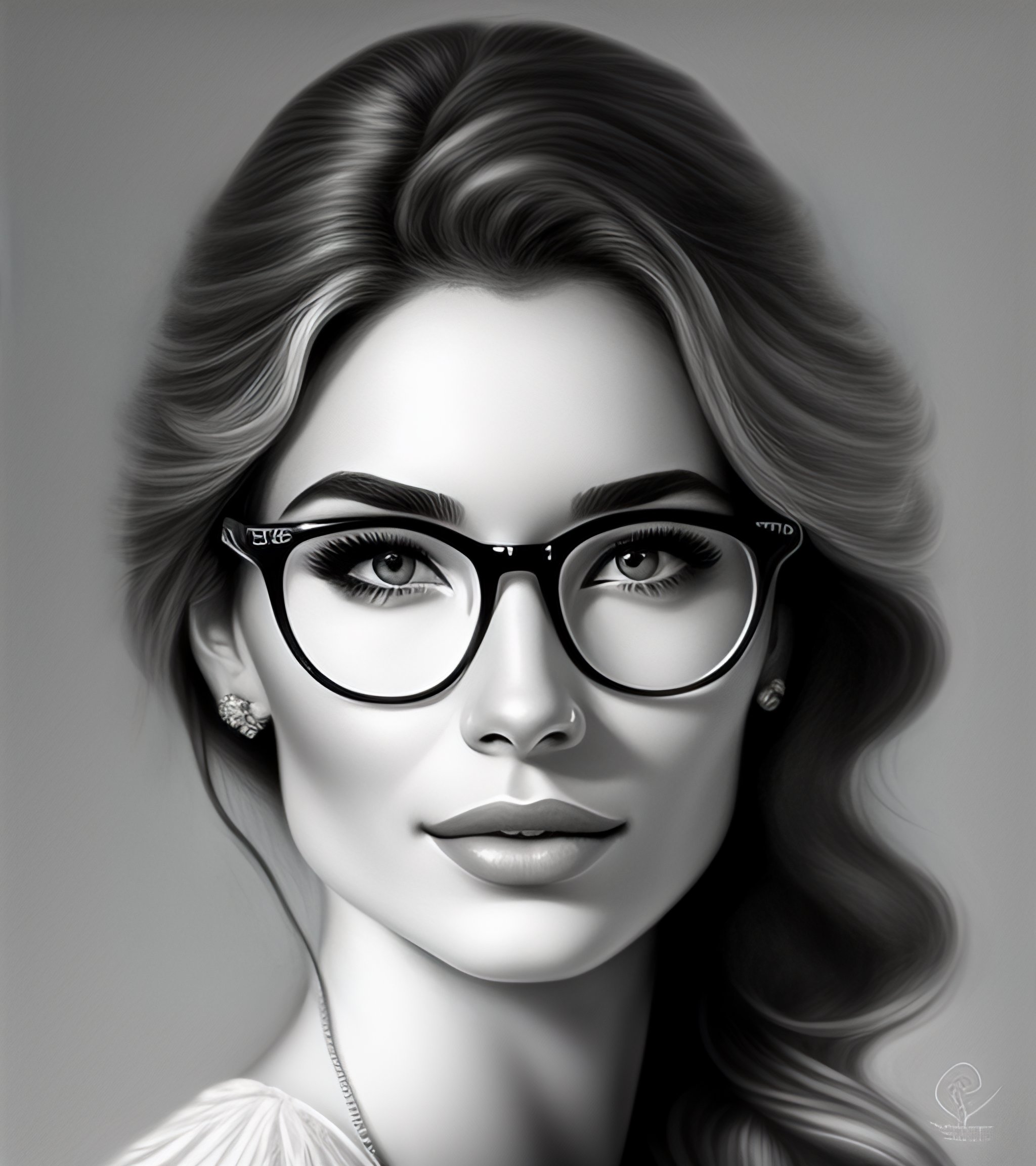 beautiful woman sketch