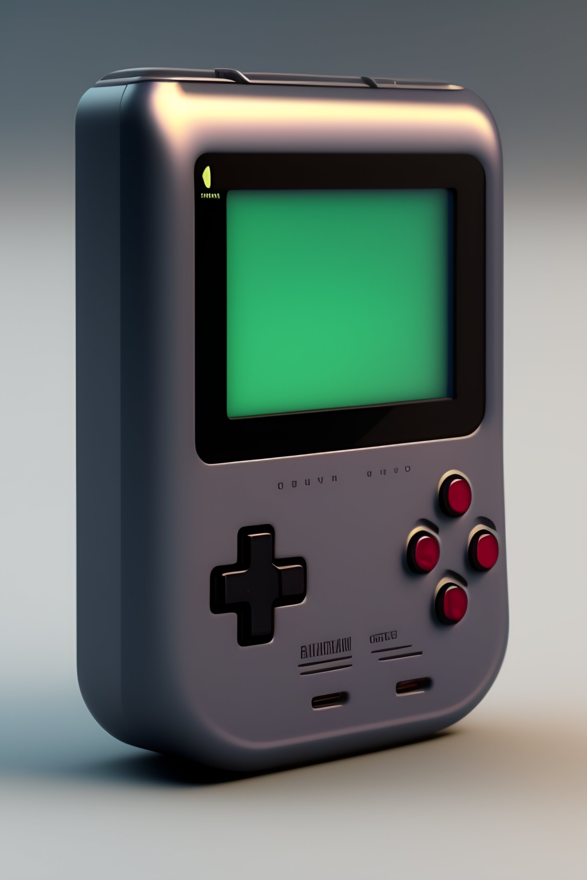 Lexica - Render of a cute gameboy