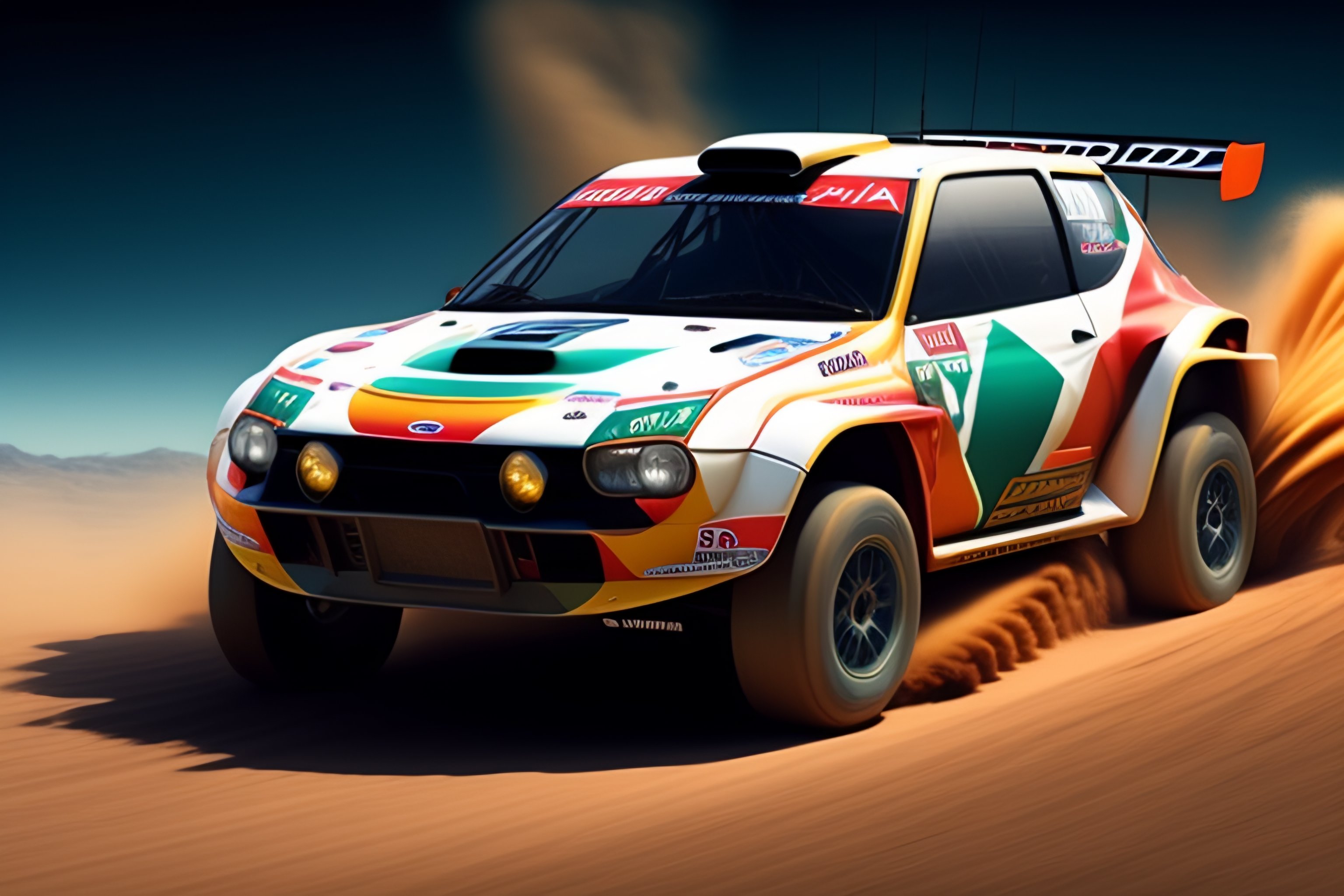 Lexica - Yugo Koral as a rally car