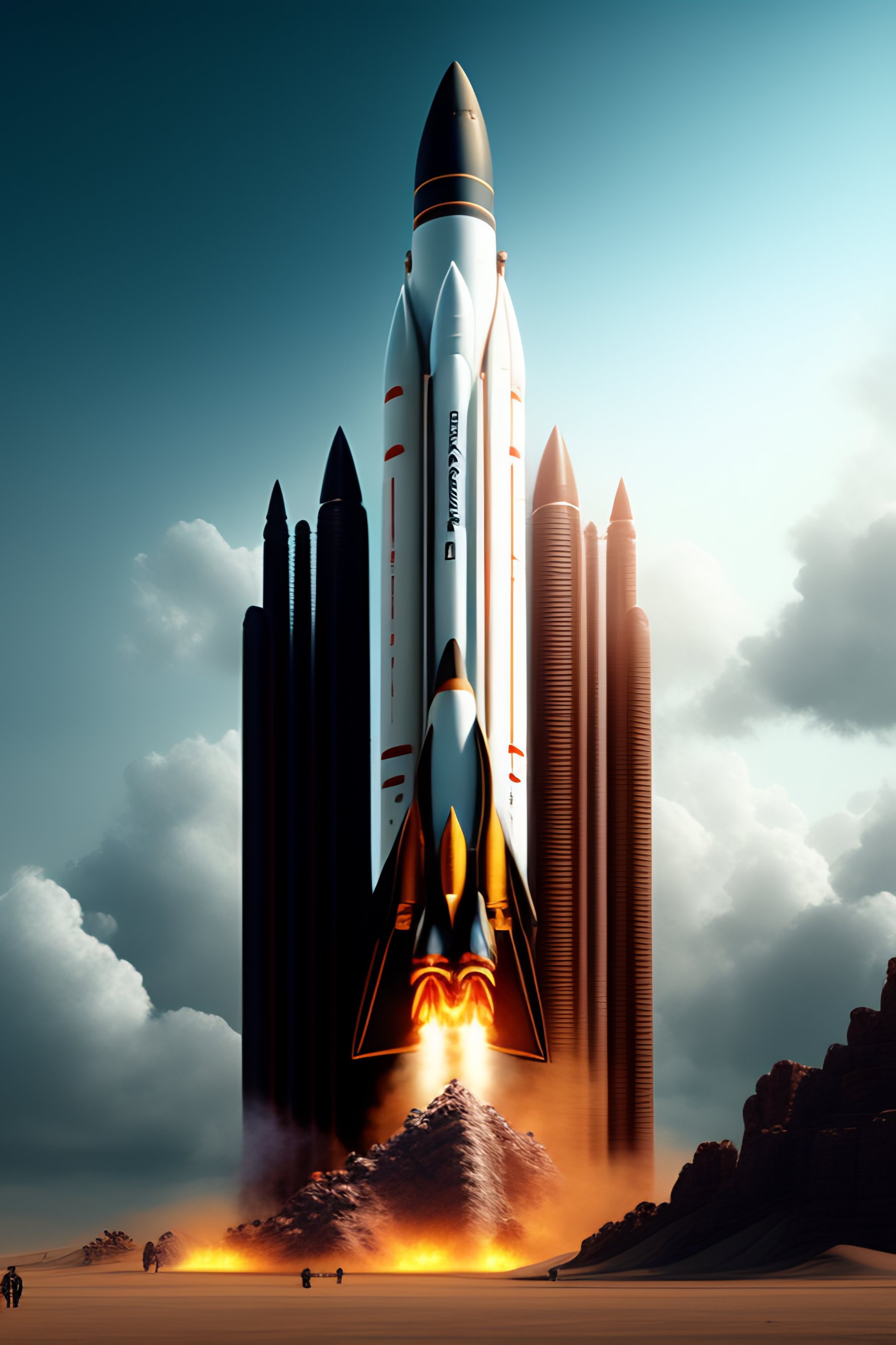 Lexica - Advanced civilization , rockets, building