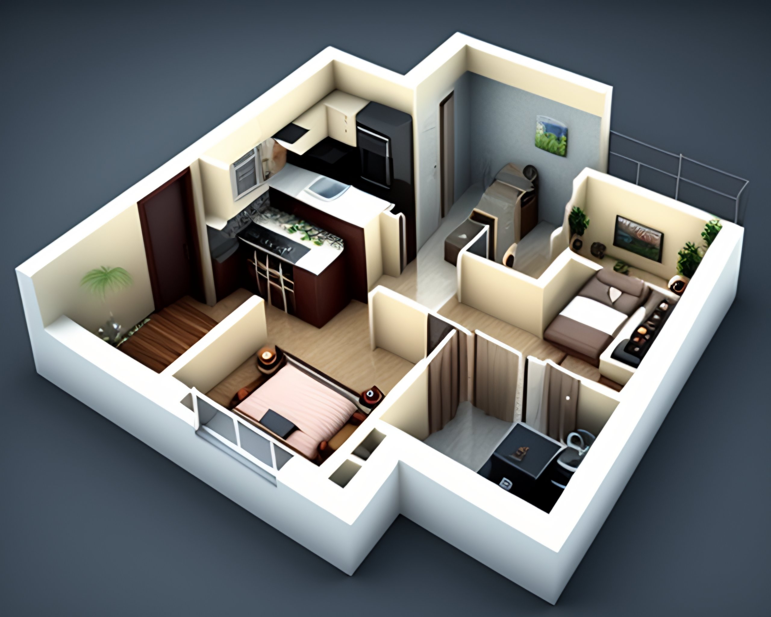 small apartment design plan