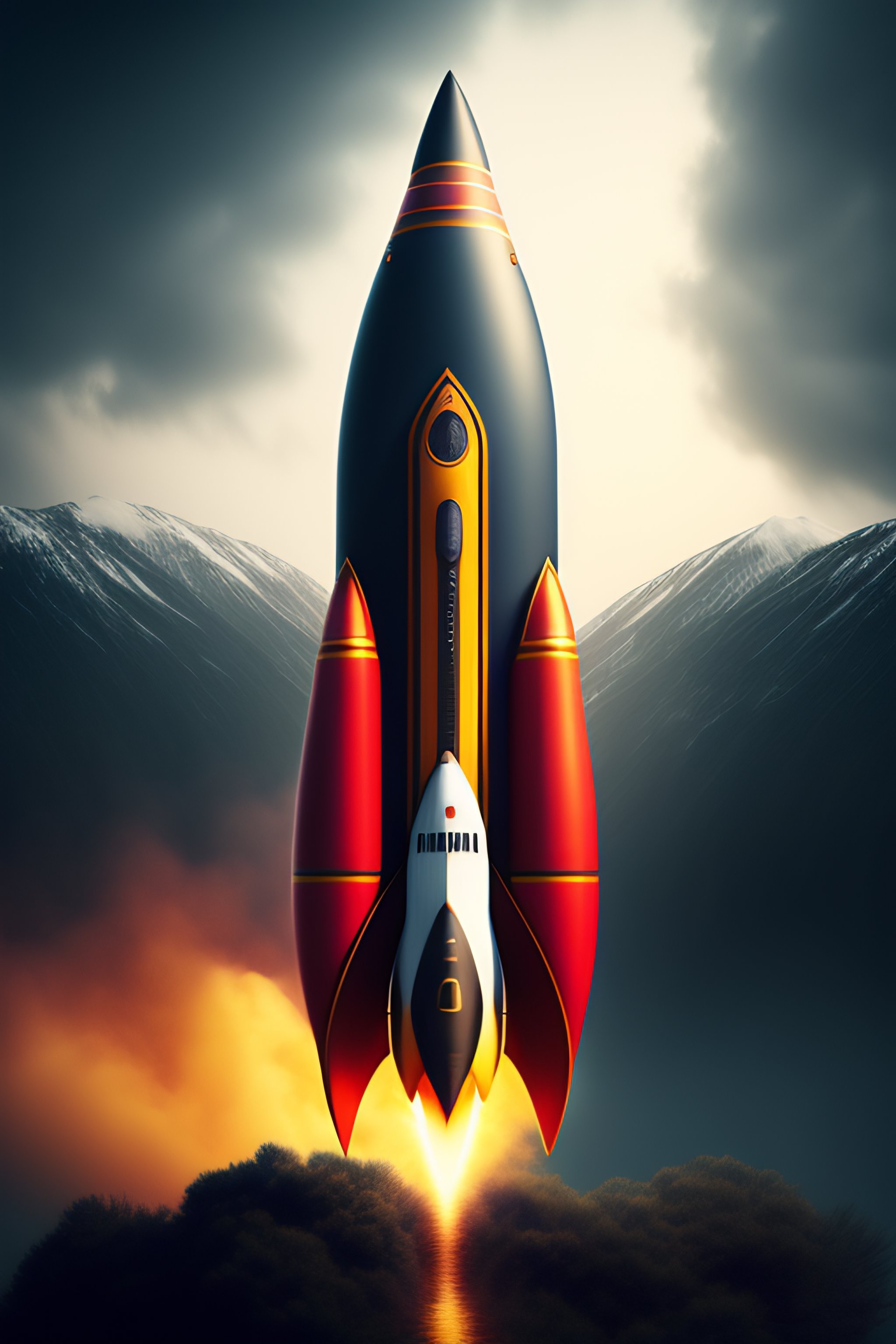 Lexica - A rocket ship