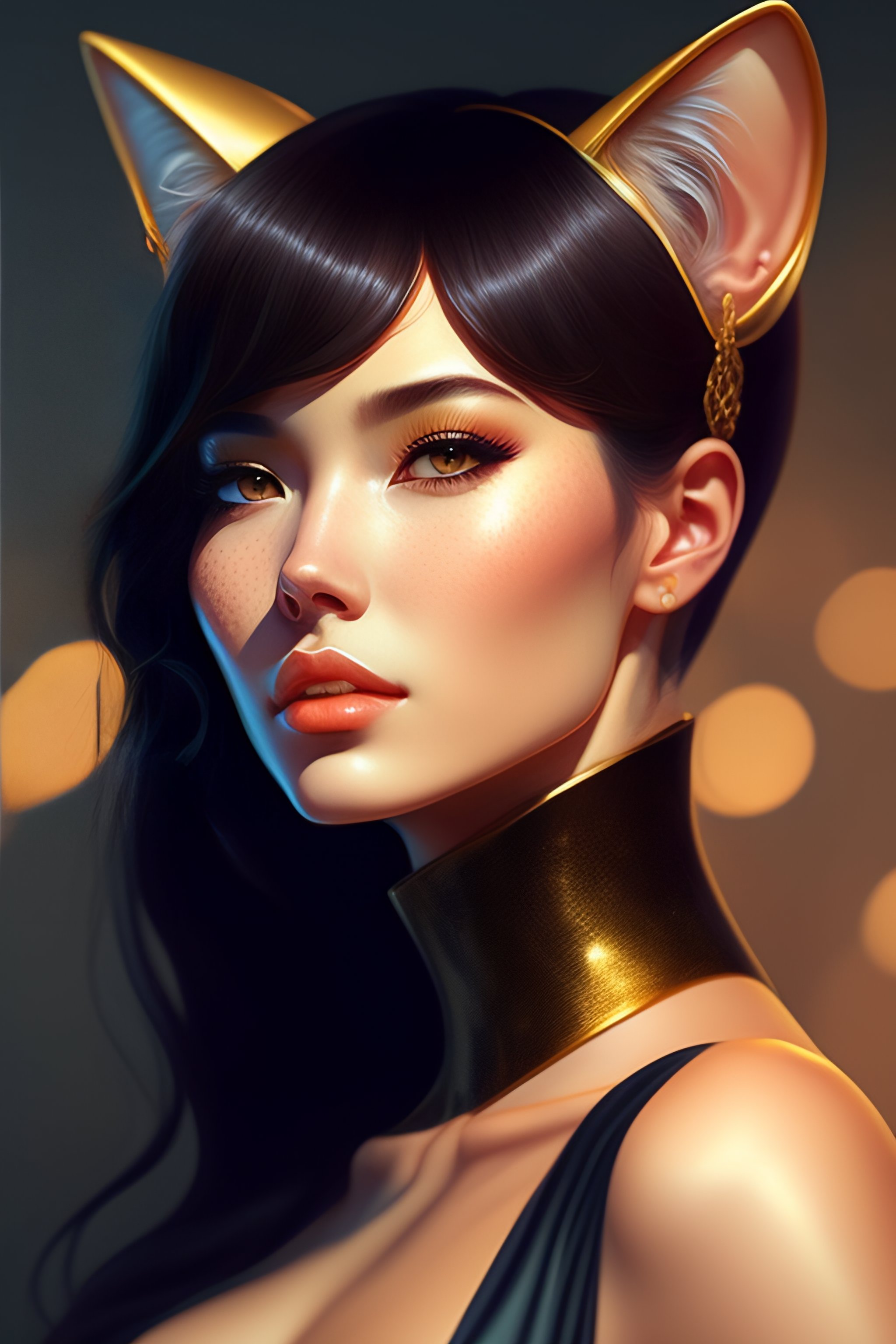 Lexica Cat, highly detailed, digital painting, portrait, artstation