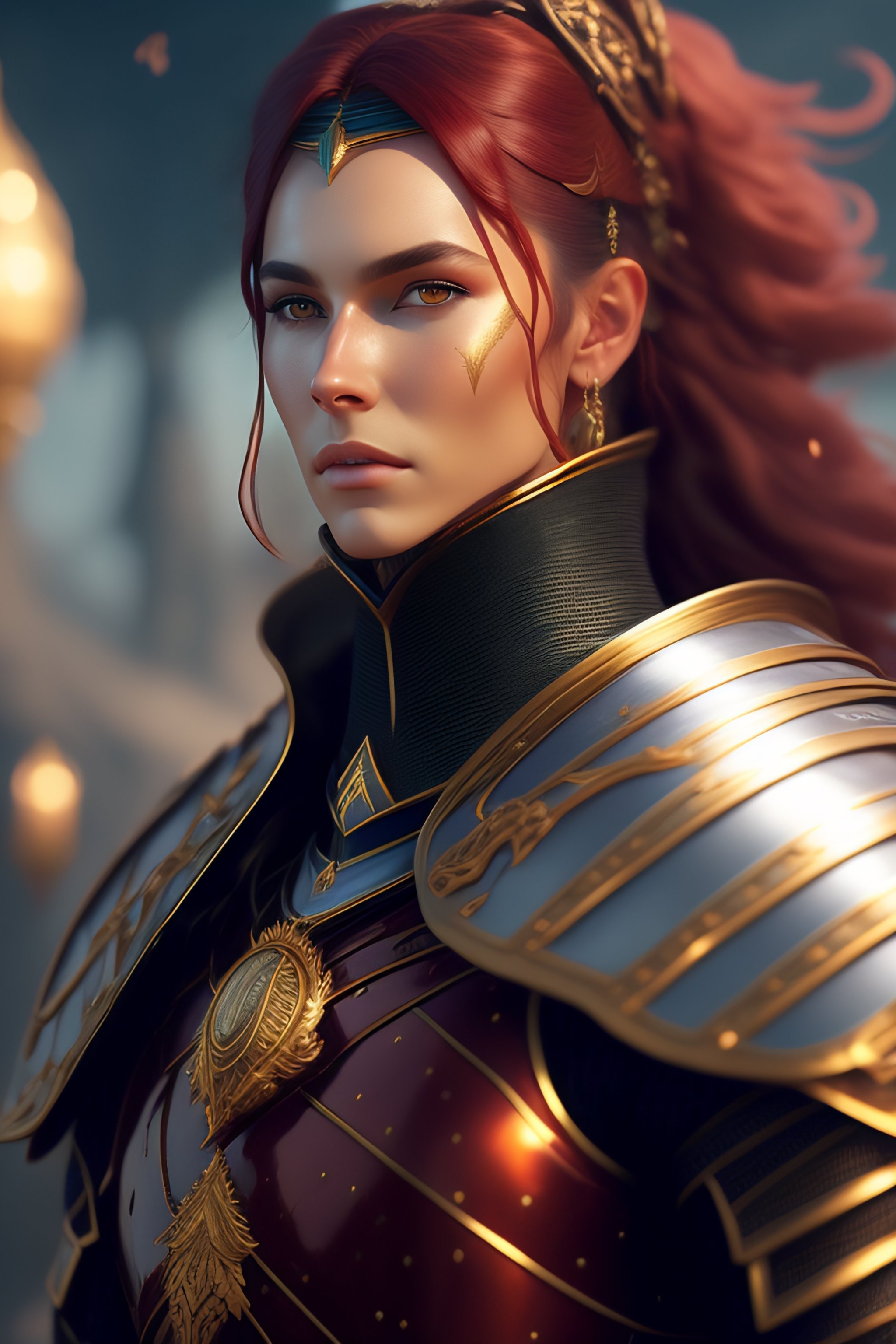 Lexica - Highly Detailed Vfx Portrait Of A Fantasy Knight, Stephen 