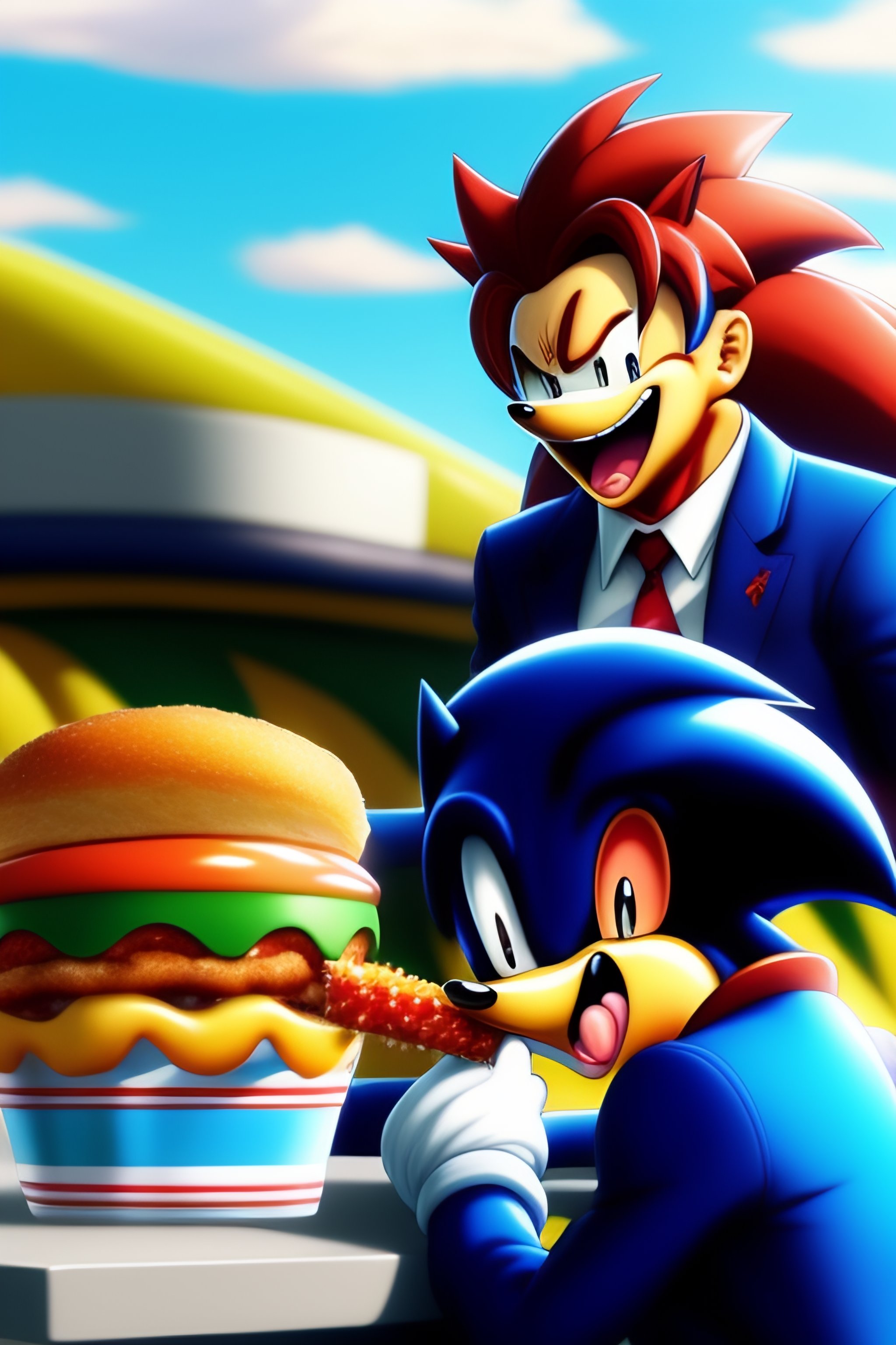 Dog Wearing Tie, Sonic Advance 3, chili Dog, mephiles The Dark, sonic  Drivein, chili Con Carne, Doctor Eggman, sonic The Hedgehog, Fan art,  fashion Accessory