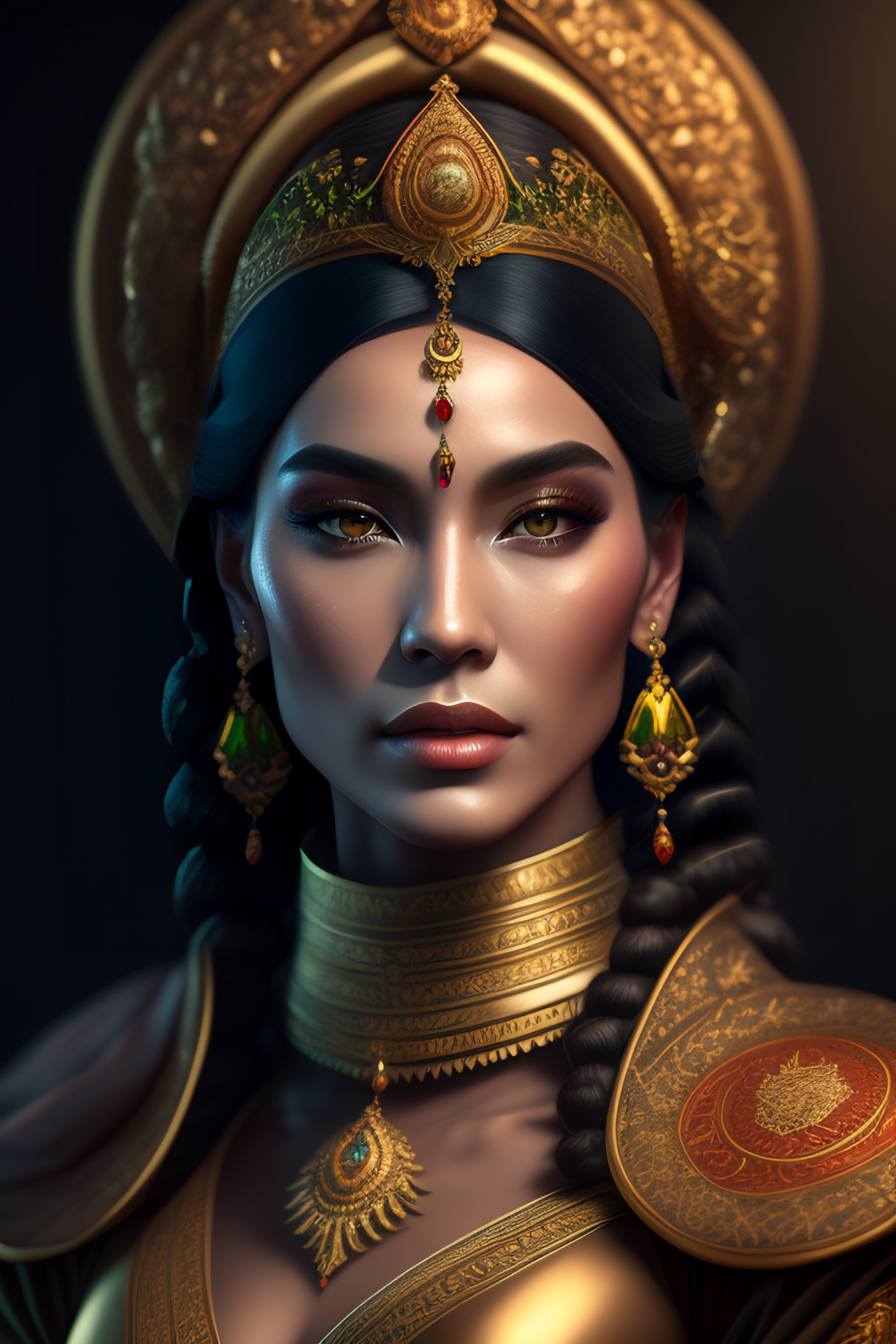 Lexica - A beautiful empress portrait, with a brilliant, symmetrical ...