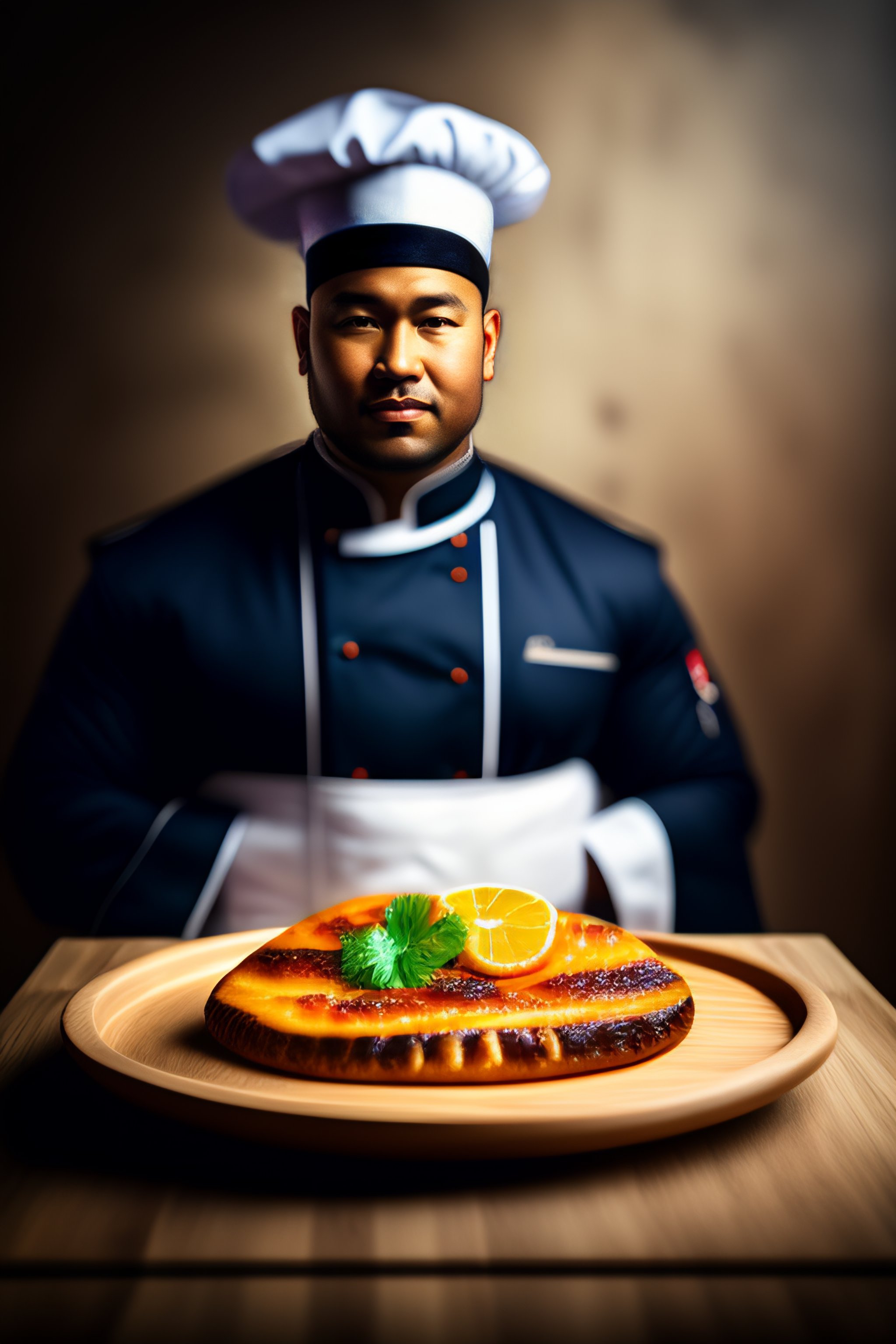 Lexica - Portrait photo of a chef, photo, realistic