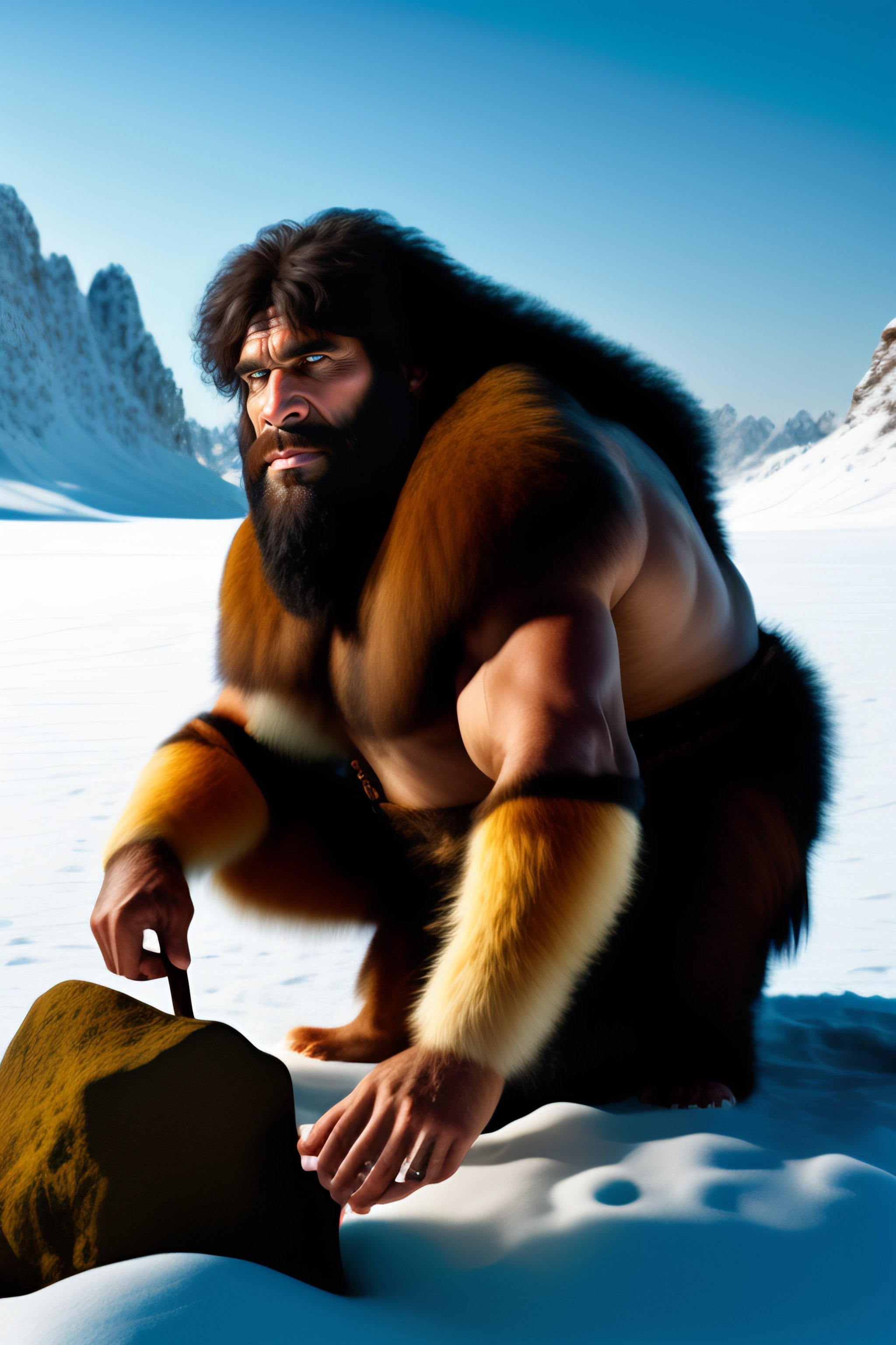 frozen neanderthal