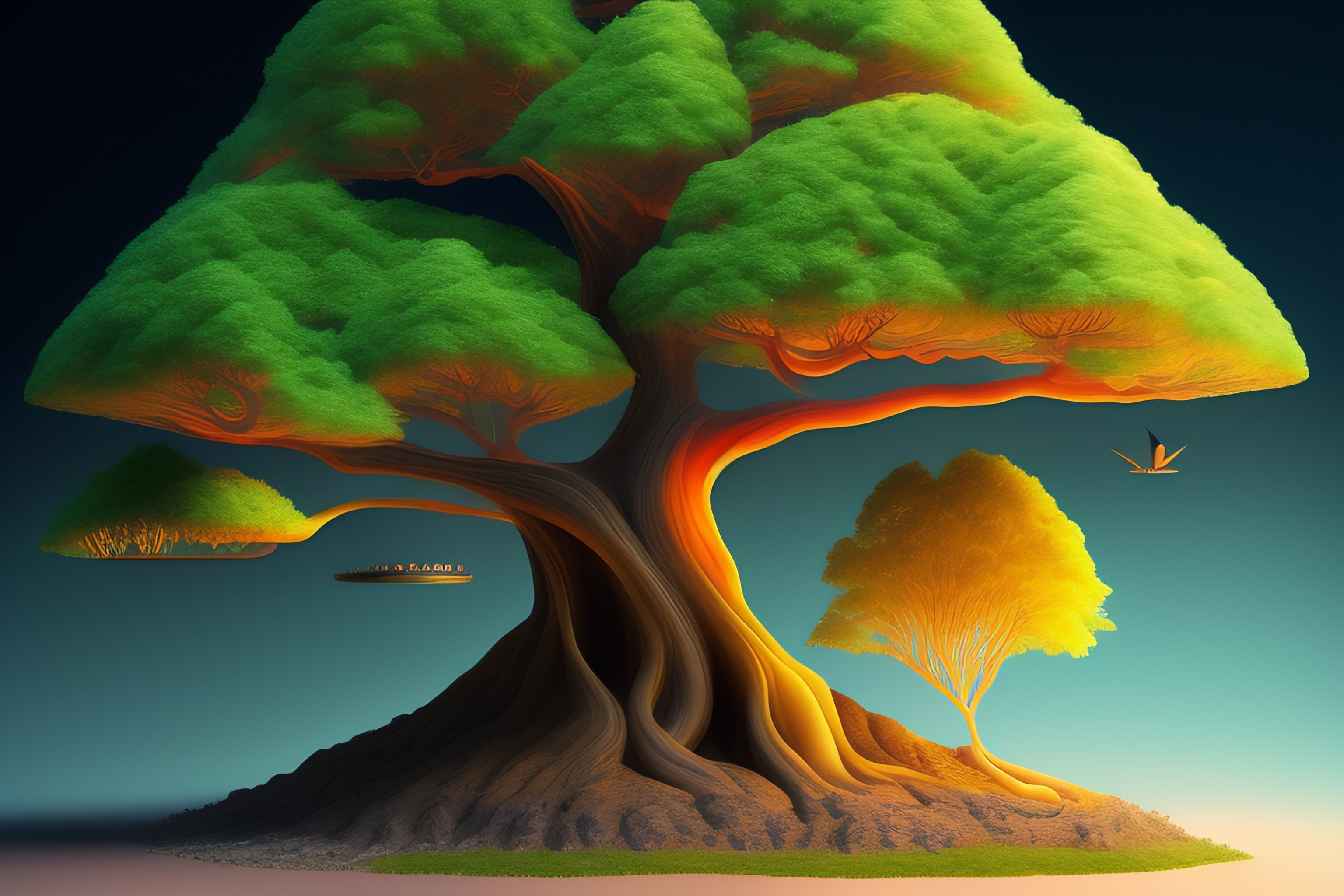 Lexica - High depth, tree of live feeding from data and electricity ...
