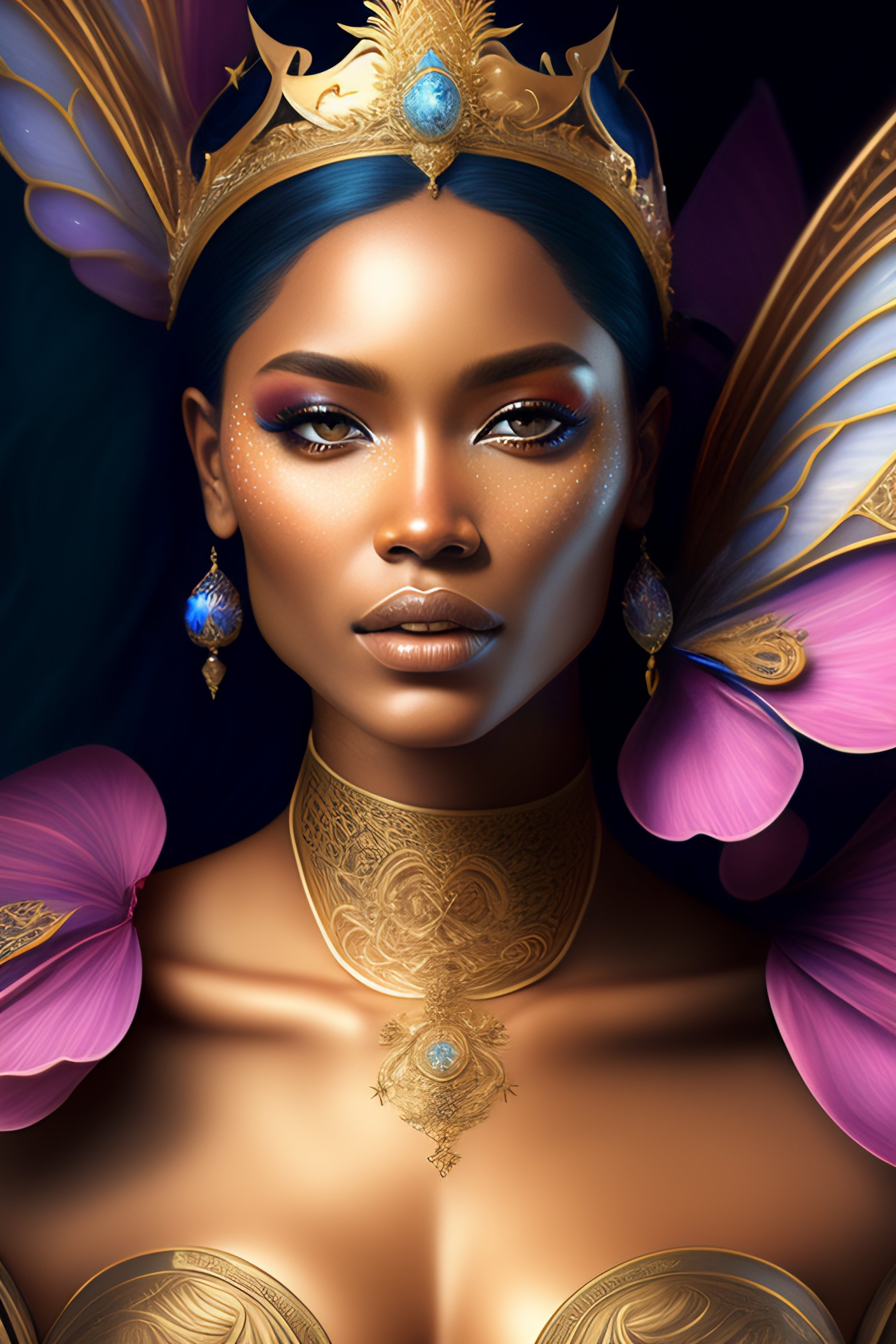 Lexica - The Beautiful Fairy Queen, fantasy art, hyper detailed,  hyperrealism, beautiful, complex, hyperdetailed, intricate, elaborate,  photorealisti...