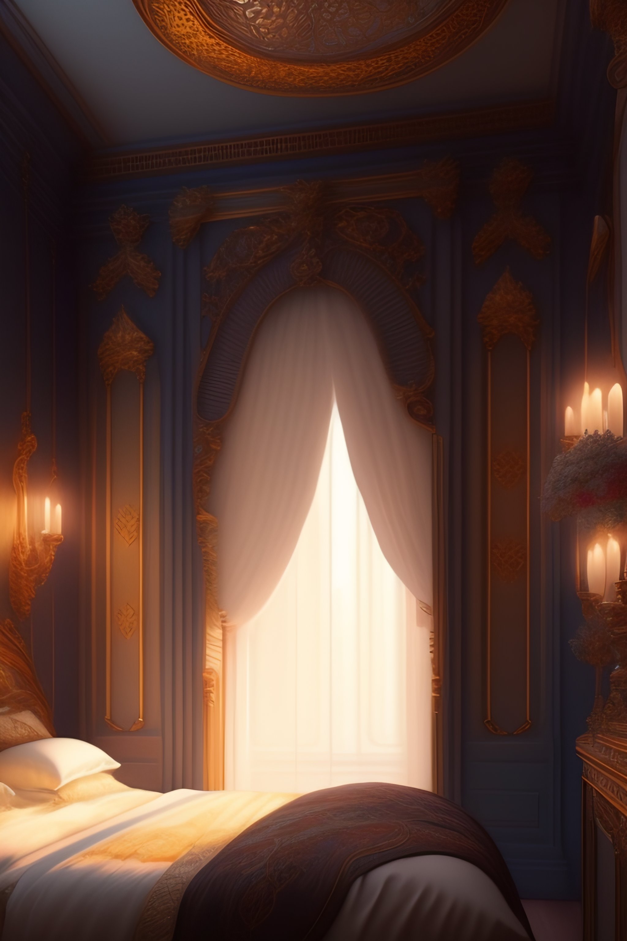 Lexica - Jennatwitch, bedroom, intricate, elegant, highly detailed ...