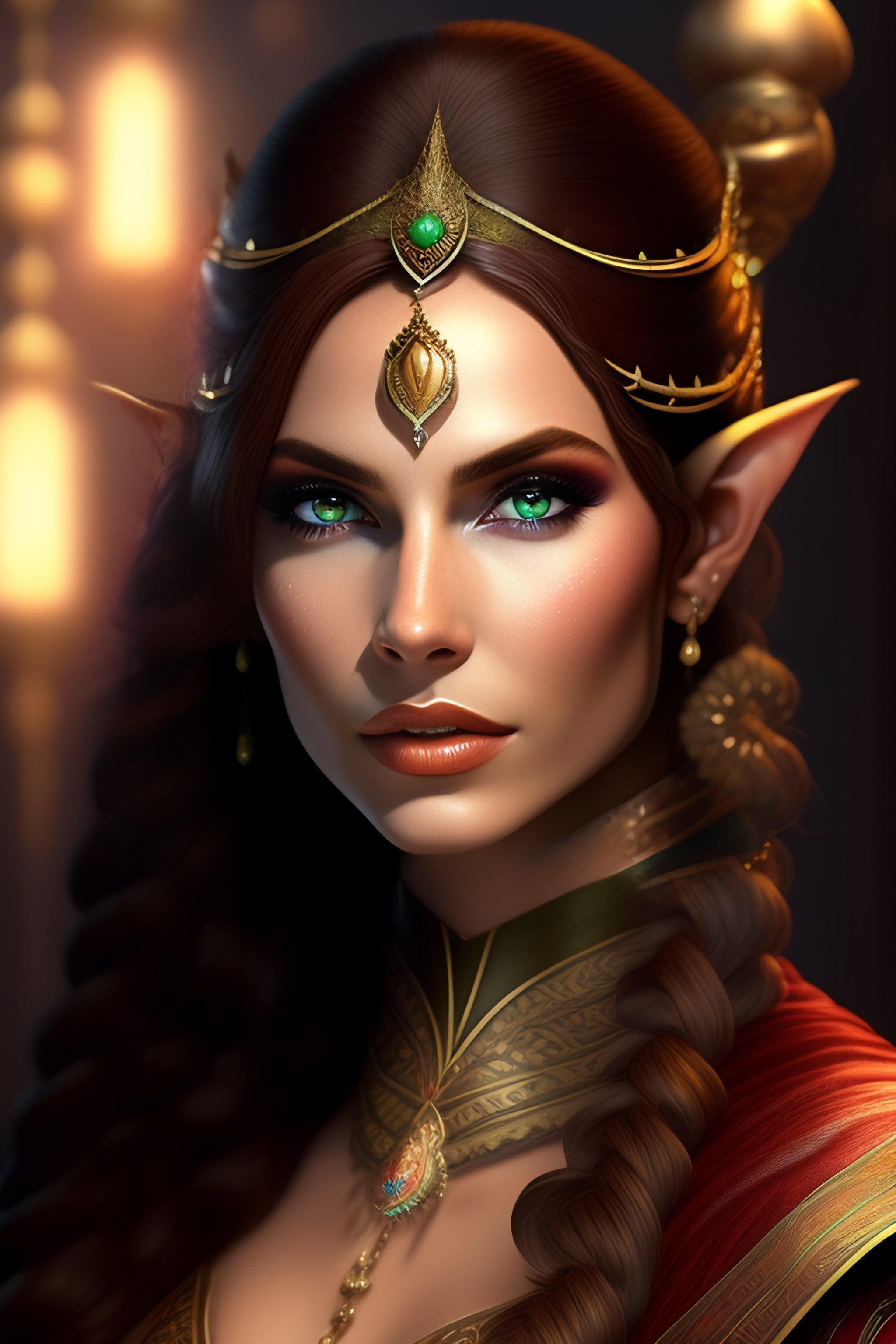 Lexica Beautiful Elf Female