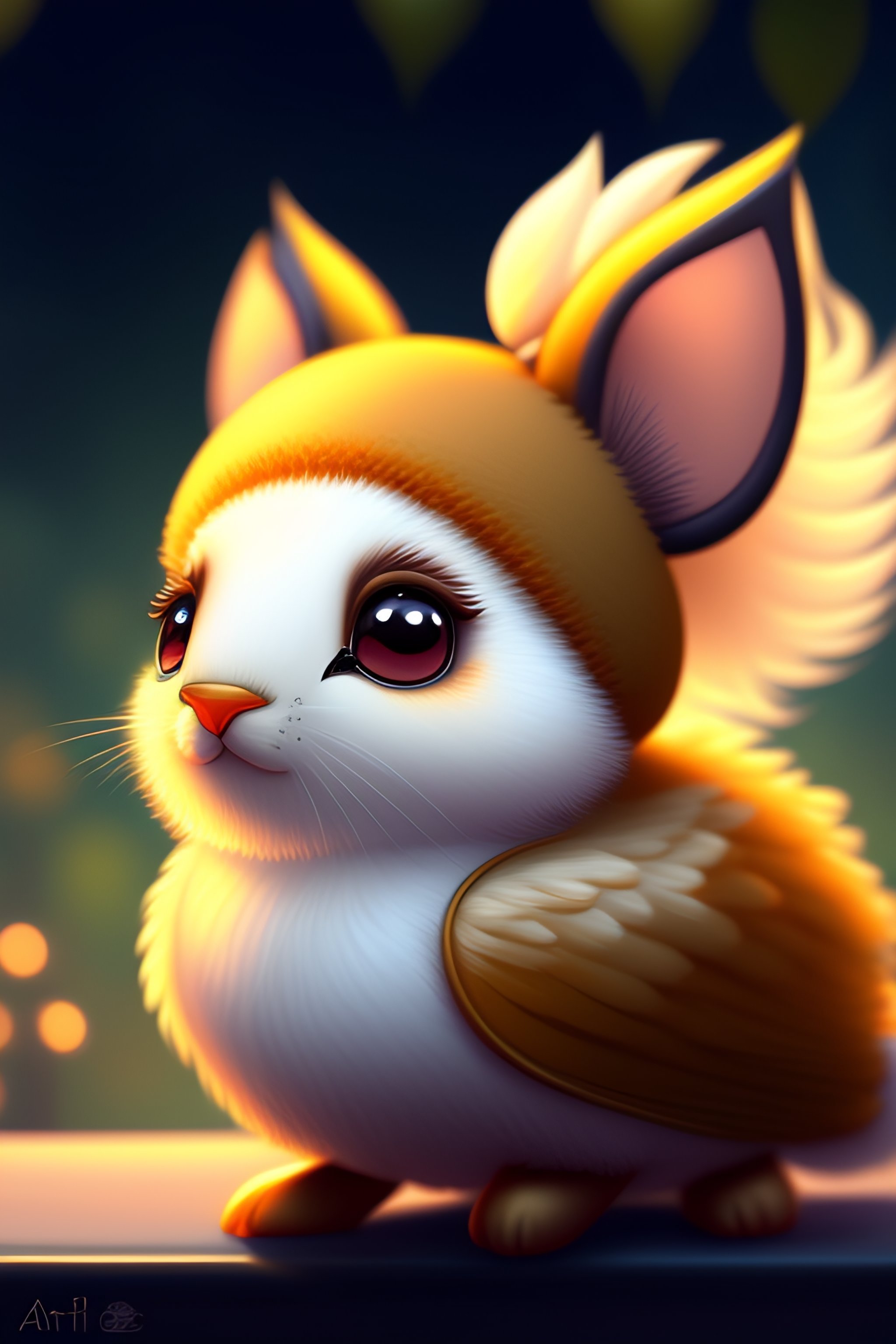 Lexica - Cute and adorable fluffy baby cat, fantasy, dreamlike, super cute,  trending on artstation