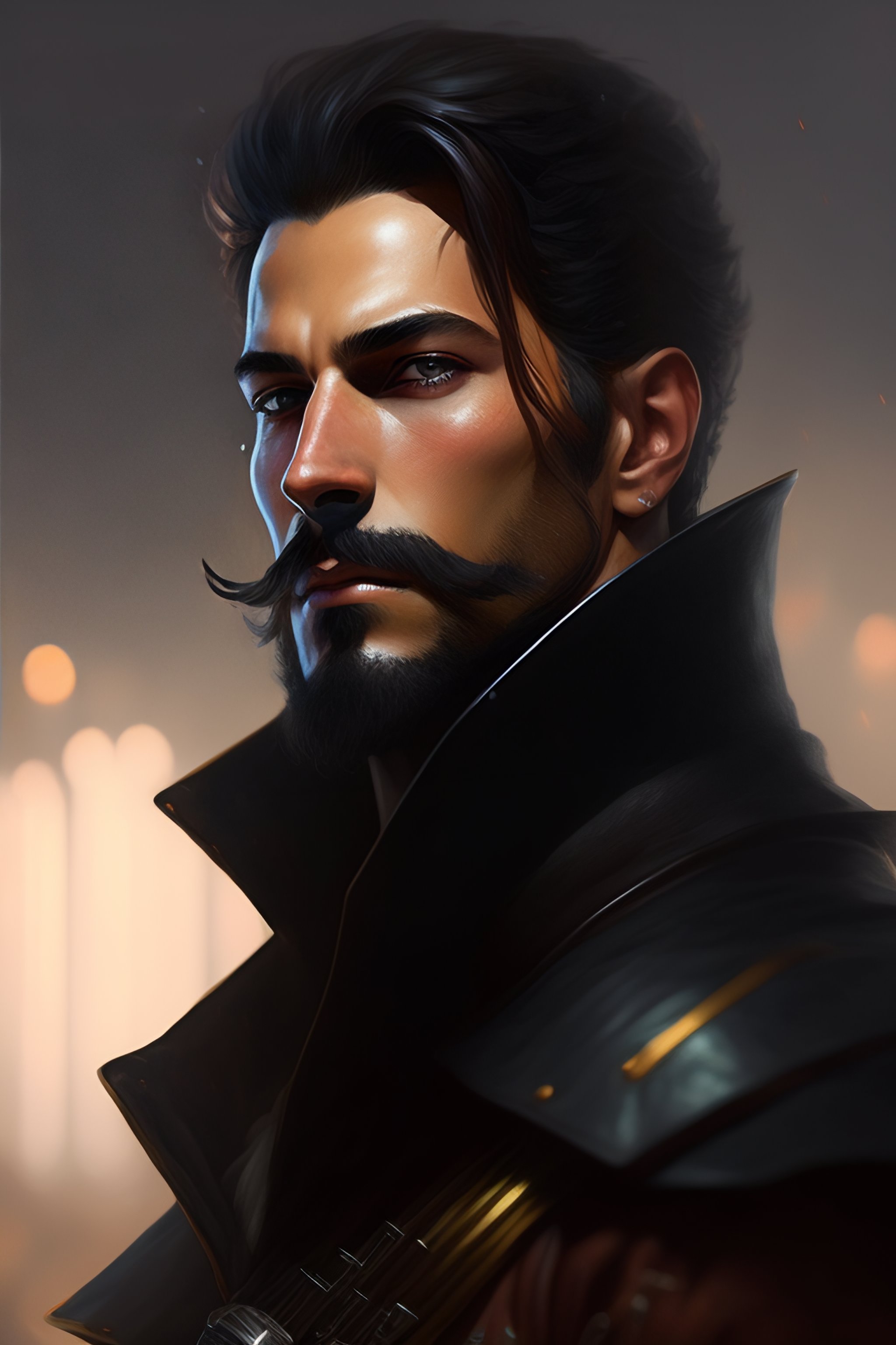 Lexica - Portrait of a man by Greg Rutkowski, guy fawkes as a soldier ...