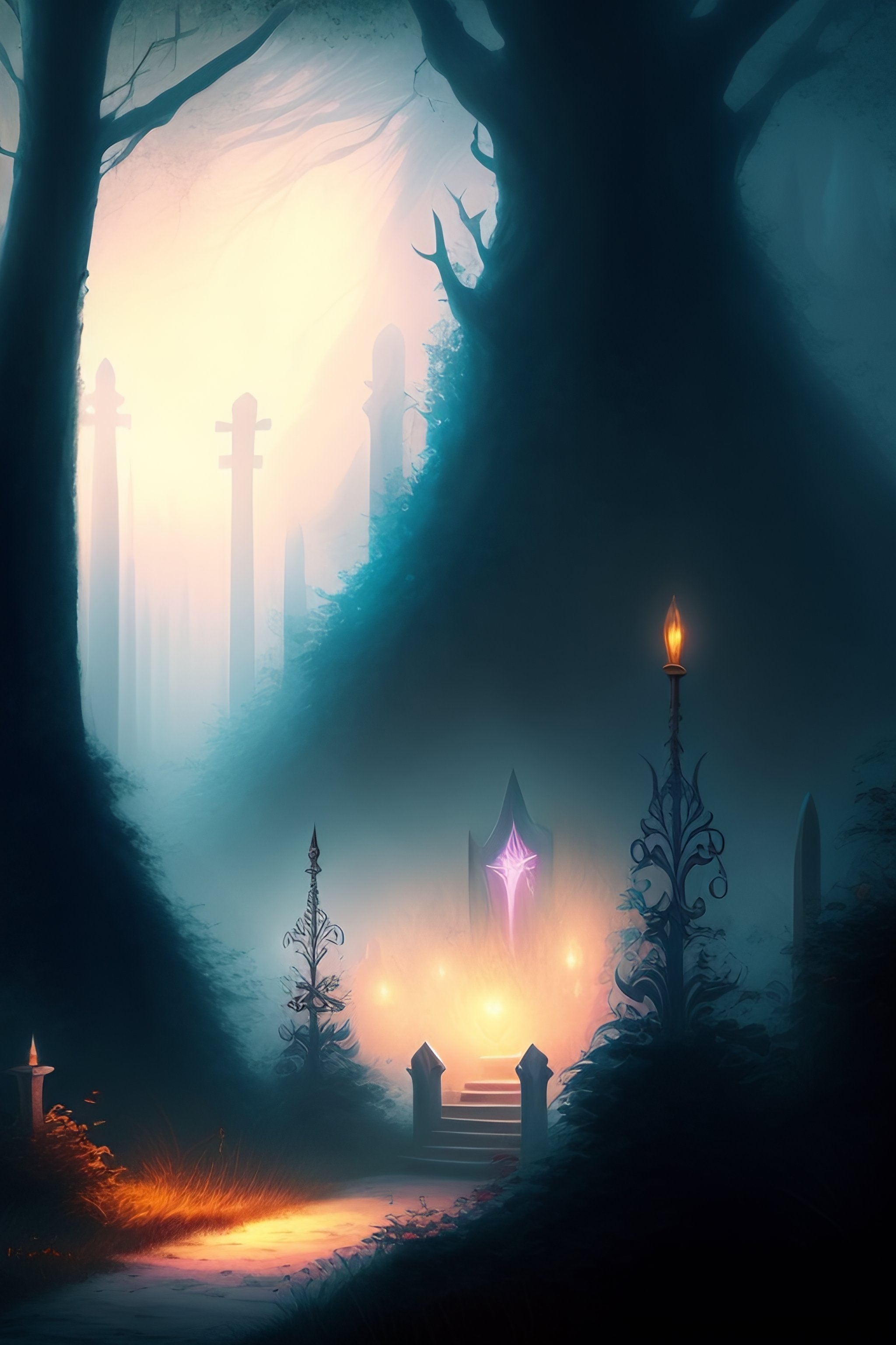 Lexica - Mystical background from magic: the gathering, cemetery ...