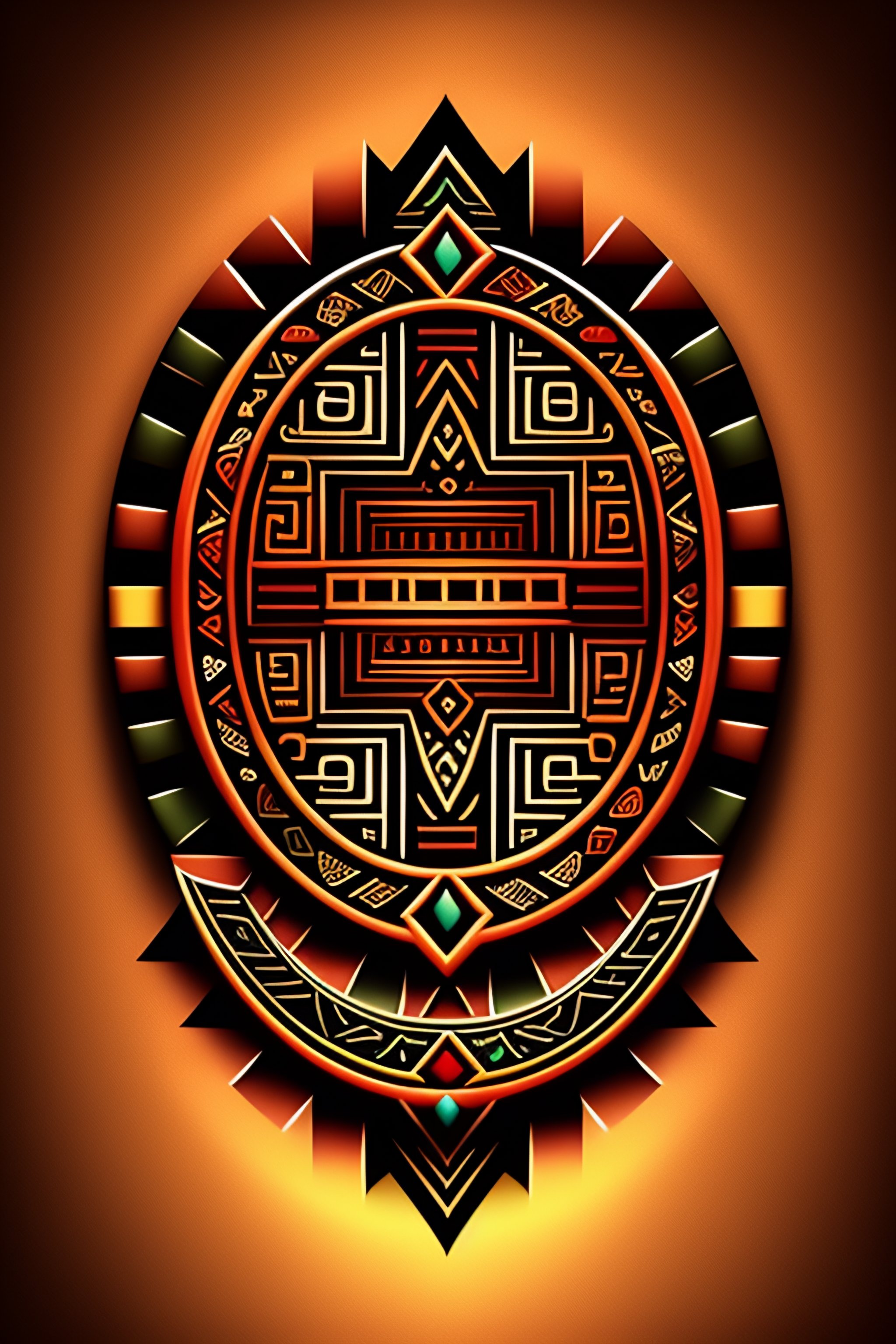 Lexica - Background, aztec, realistic, symbol