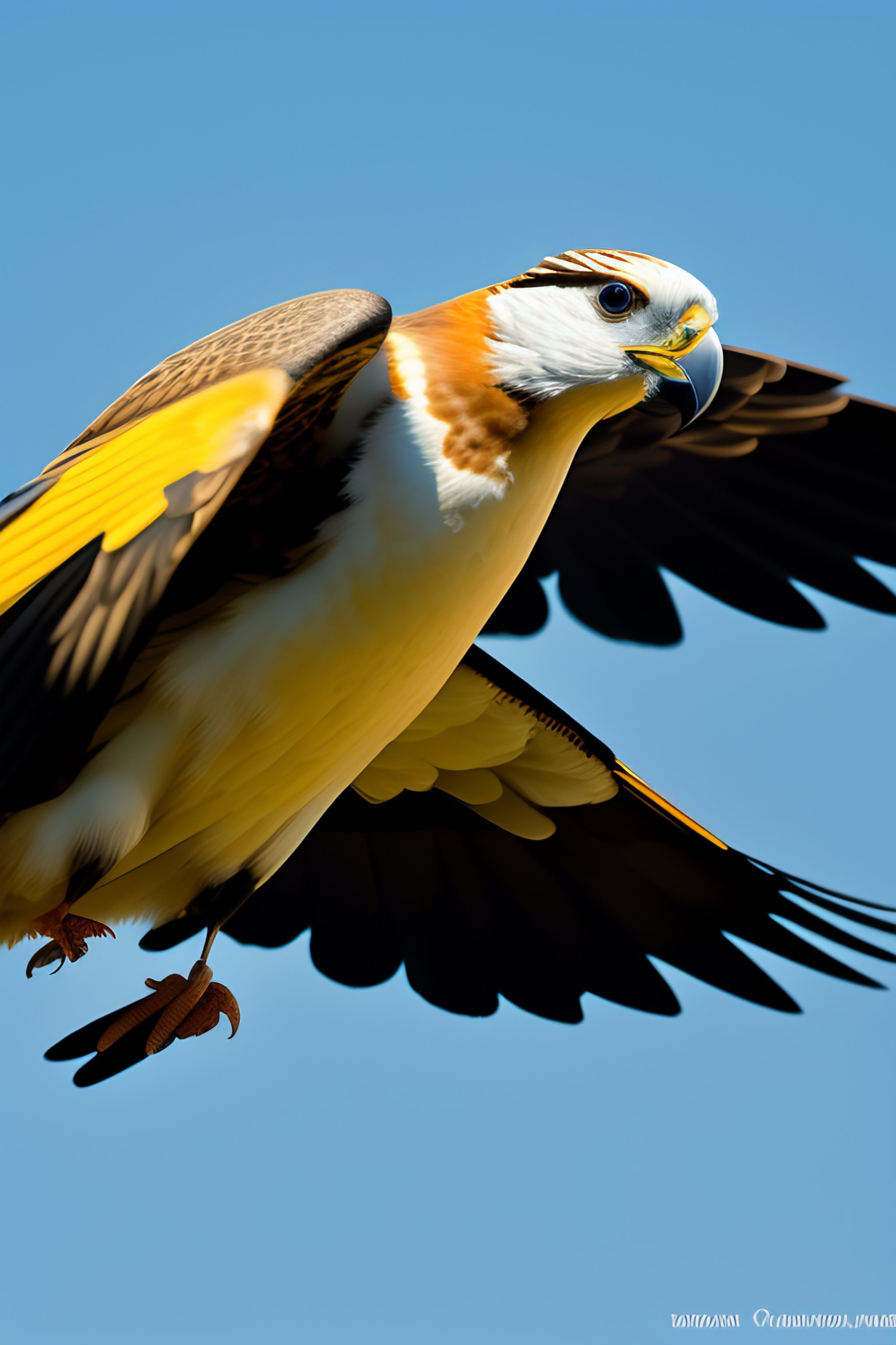 Lexica - Ave águila volando dentro de un tunel